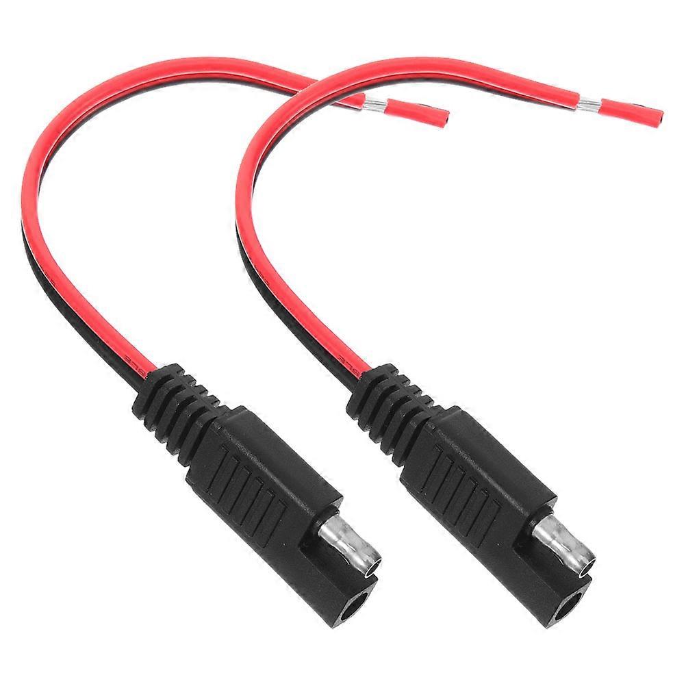 2pcs SAE Extension Cable for Tractors & Motorcycles – Durable Cable for Automotive and Solar Applications with Easy Disconnect Design