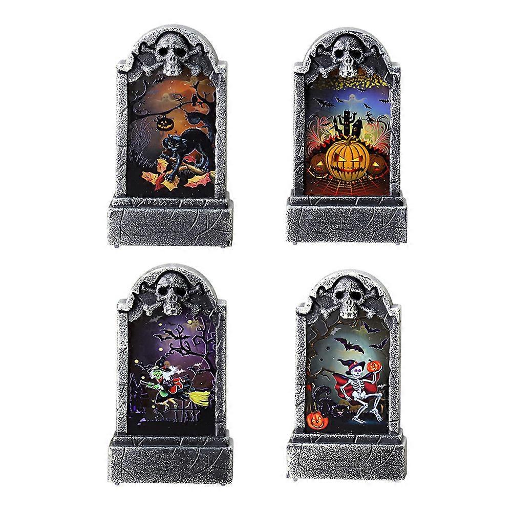 Here's a polished and engaging product description based on your input:
🎃 **3pcs LED Pumpkin Night Lights – Halloween Graveyard Decor, Scary