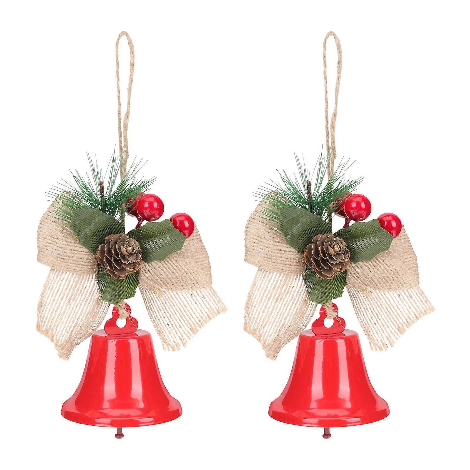 Practical Festival Pendant Decorations Assorted Color Cloth Iron Decorative 2Pcs