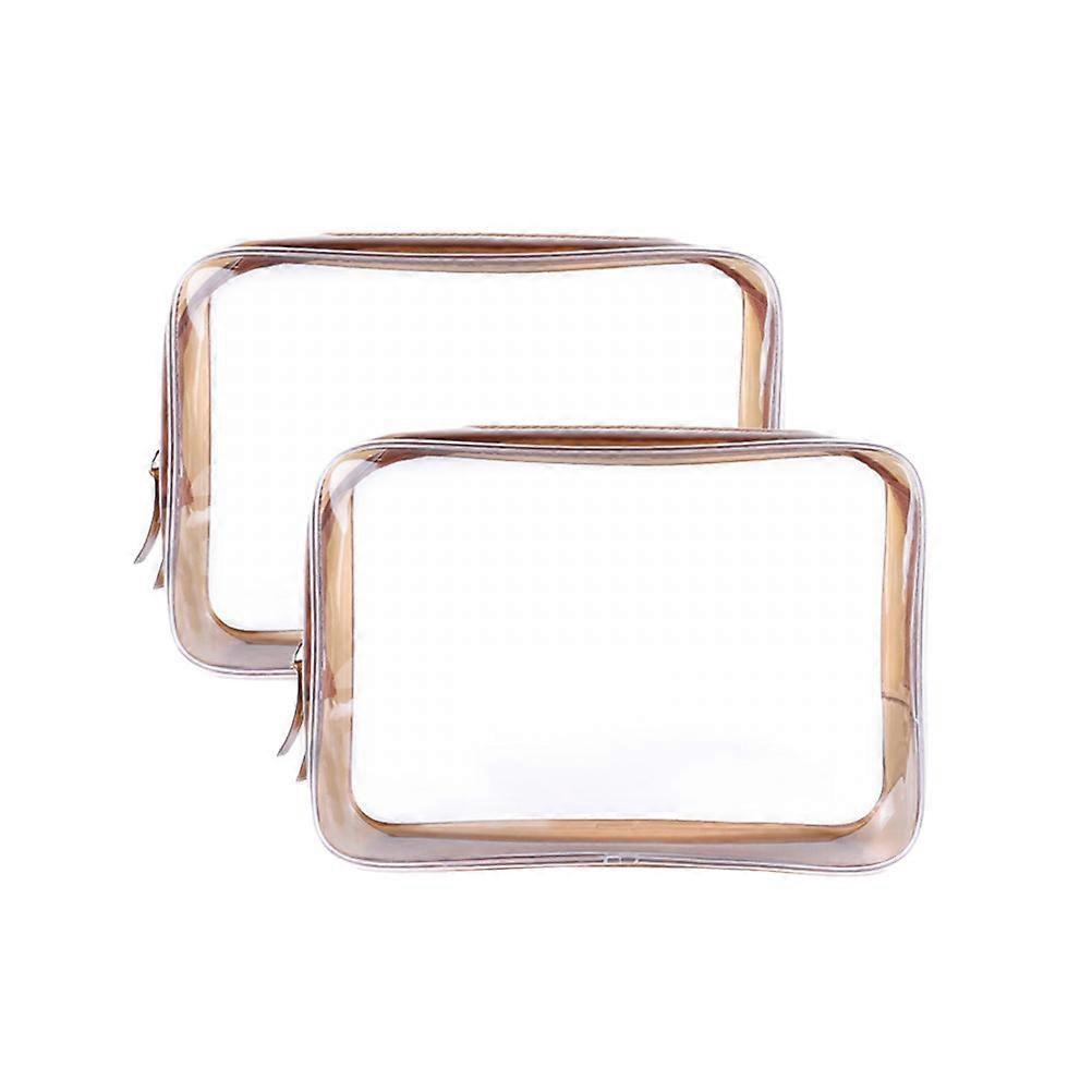 Waterproof PVC Makeup Pouch Envelopes Folder for Rectangular Shape for Home Travel 1Pcs