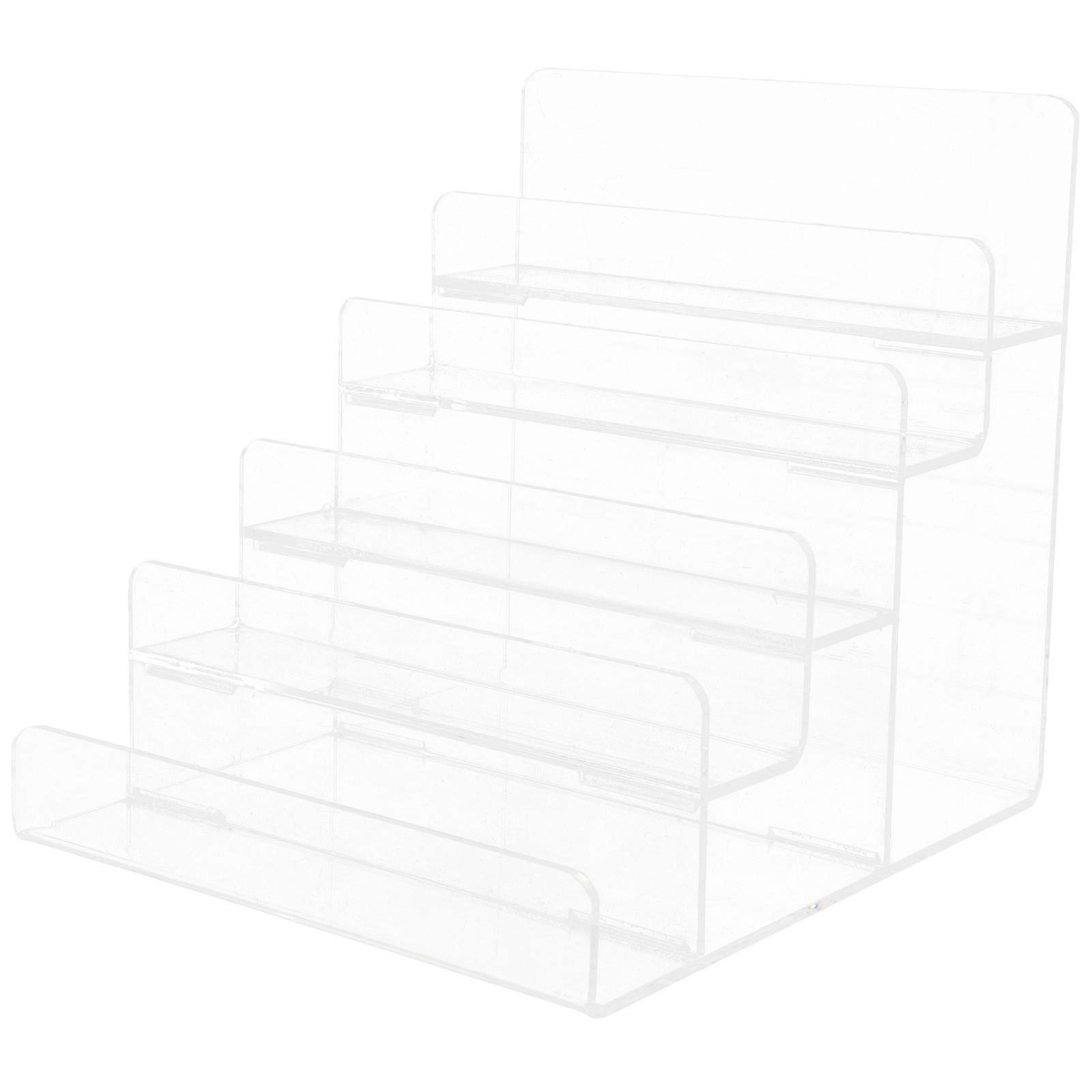 Transparent Ladder Shaped Purse Display Stand with Multi Functional Design for Wallets, Bags, and Jewelry – Ideal for Shops, Malls, and Home