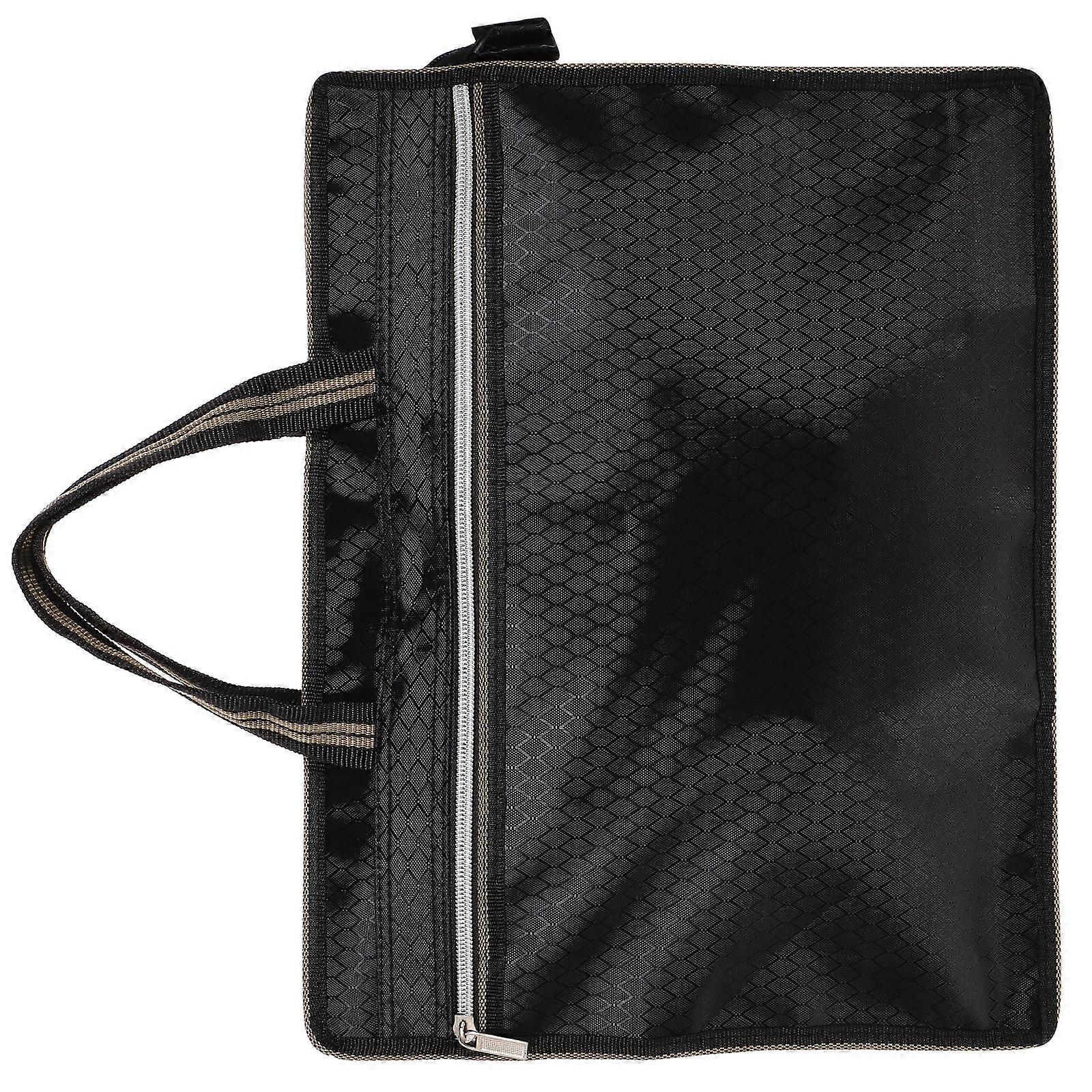Oxford Portable Document Bag File Storage Bag Students Travel Convenience 1Set