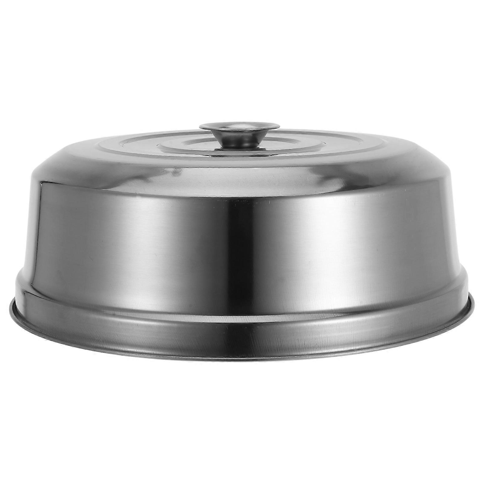 Dome Steamer Lid Professional Steamer Cover For Indoor Cooking With Silver Color 1Set