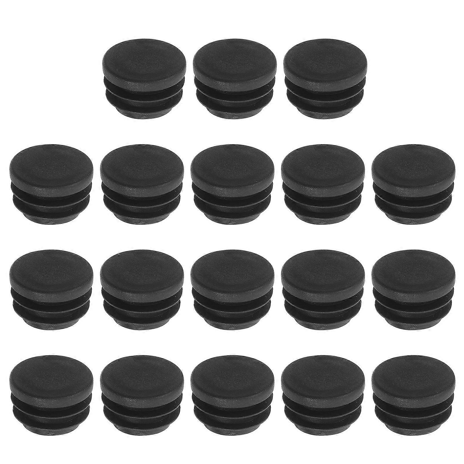 End Cap Plug For Metal Tubing Round Plastic Plugs Prevent Commercial Spaces 30Pcs