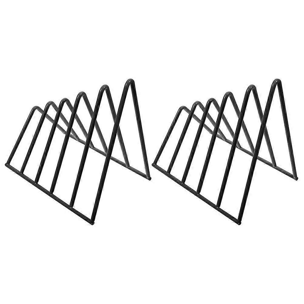 Book Rack 2pcs Desktop Organizer for Magazines and Books Stylish Space Saving File Holder for Office, Home, and School