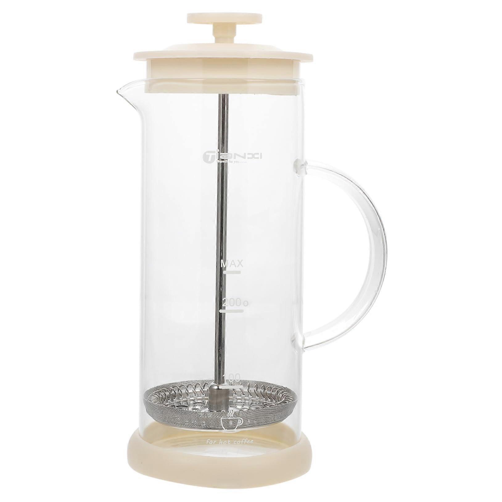 Manual Milk Frother for Cappuccino and Latte - Handheld Electric Milk Frother for Home Use, Ideal for Low-Fat Milk