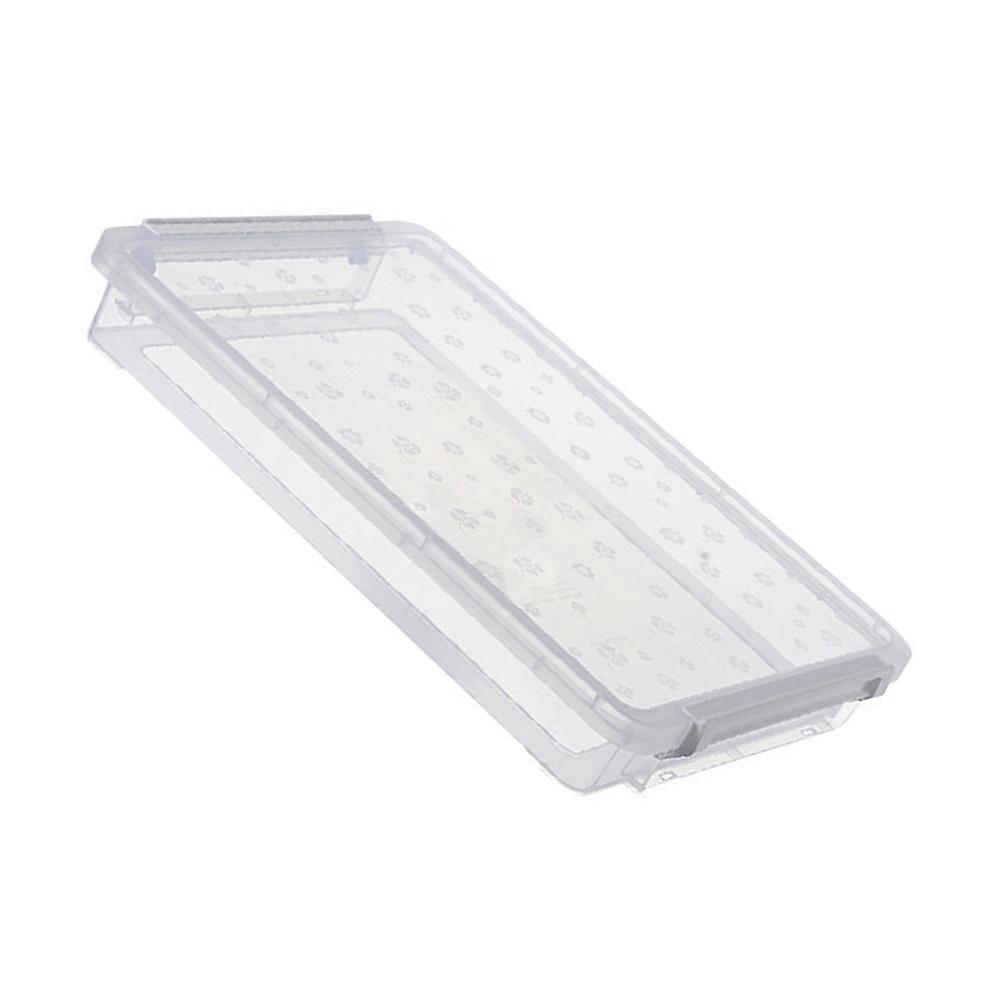 File Holder Box Clear Bins For Storage Rectangular Shape Transparent Color Suitable For Adults 36.5X24.3X5cm Paper Organization 1Set