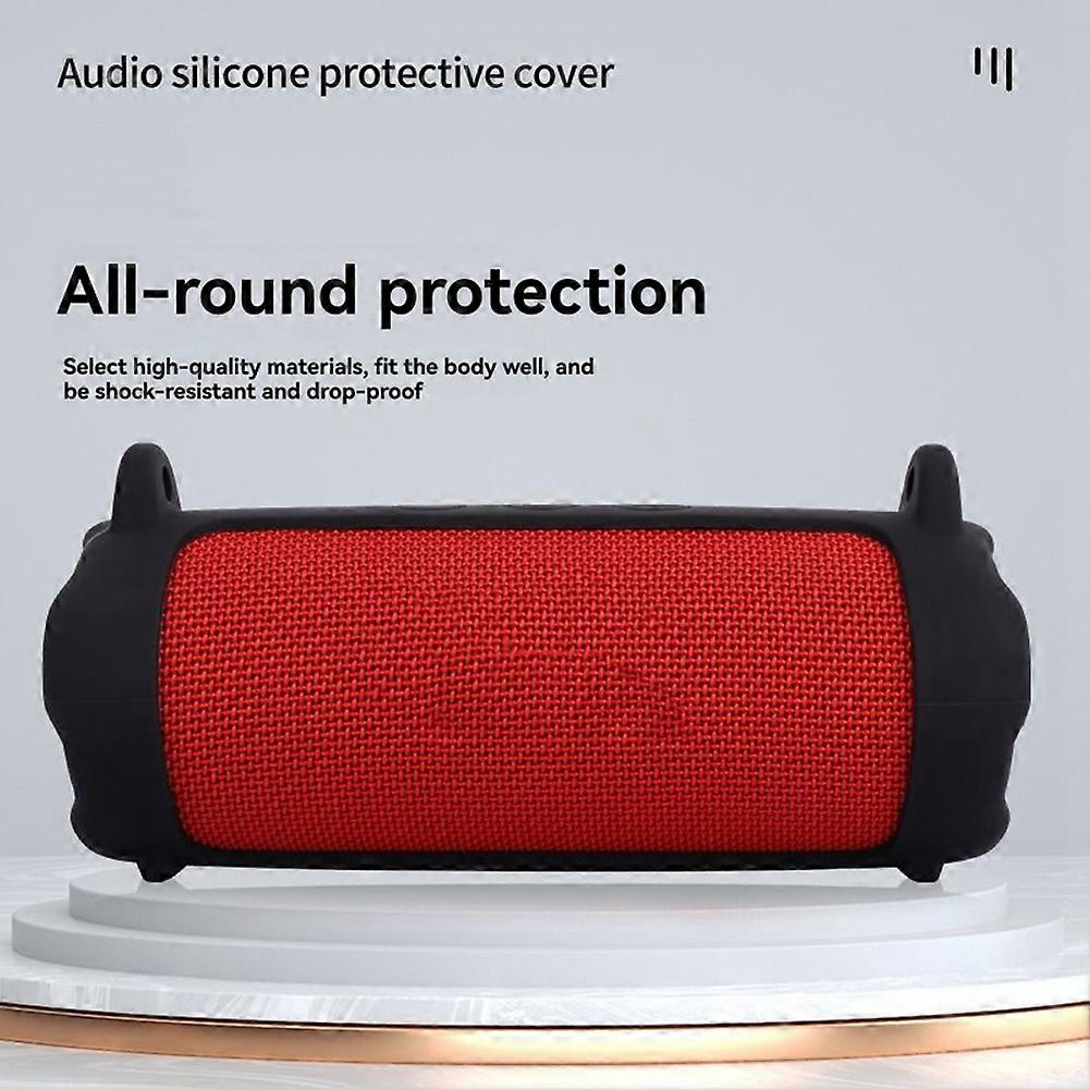 Silicone Case Cover for Flip 7 Bluetooth Speaker, Protective Portable Scratch Shock Cover