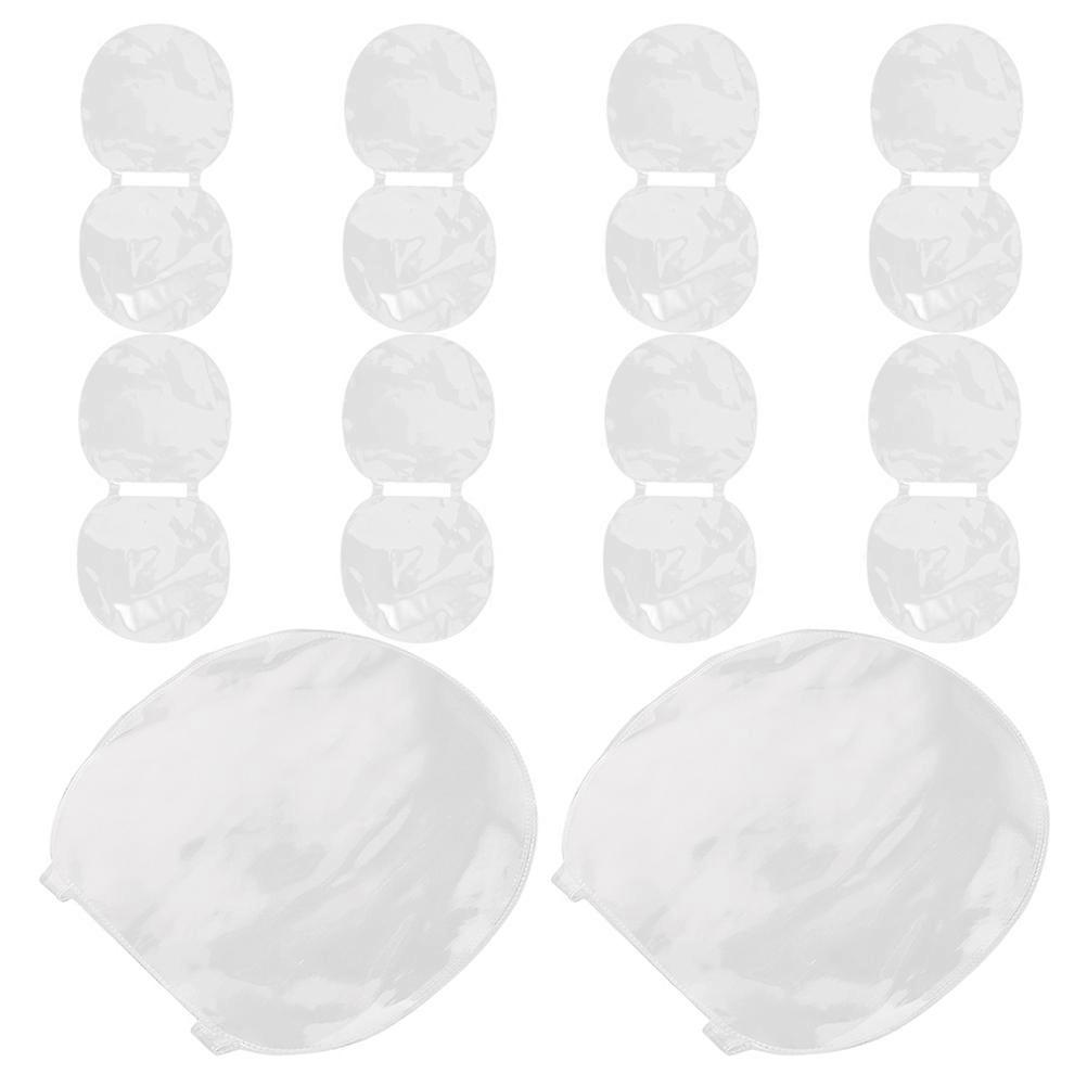 Professional Table Tennis Racket Protective Film Adhesive Protection for Sports Competition 10Pcs Transparent Rectangle