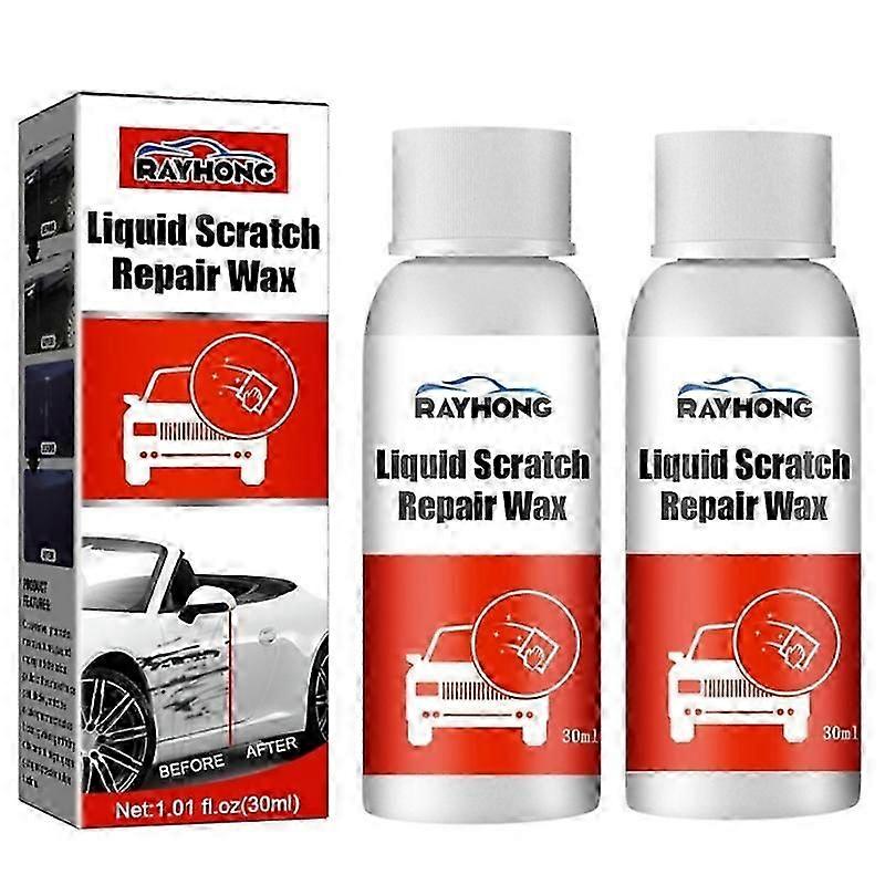 2Pcs Scratch Removal Kit For Car Paintwork - Includes Scratch Remover, Super Resin Polish, Hi-Tech Finishing Cloth, and Scratch Removal Applicator