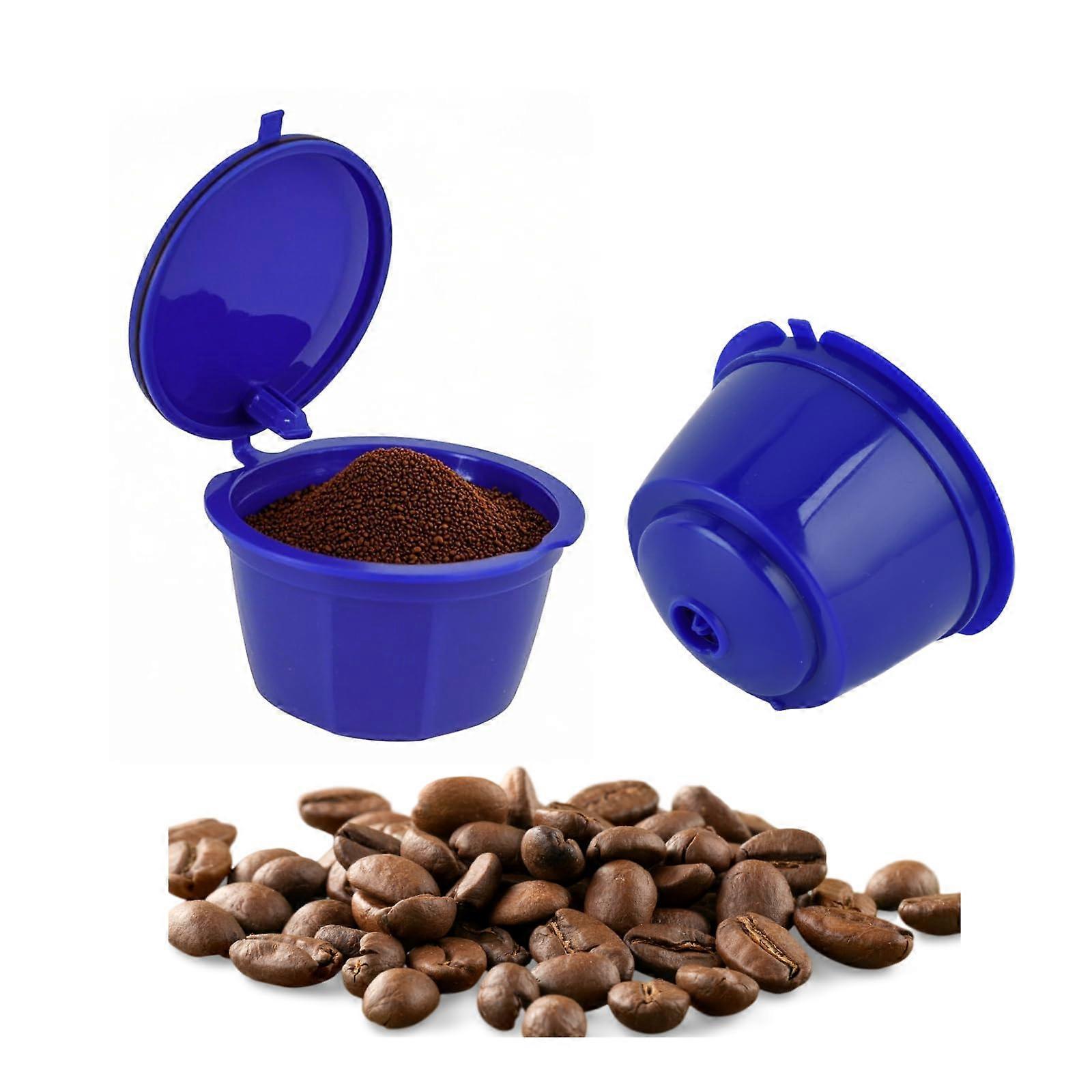 Reusable Coffee Capsules for Nescaf Dolce Gusto, Set of 5 with Stainless Steel Filter