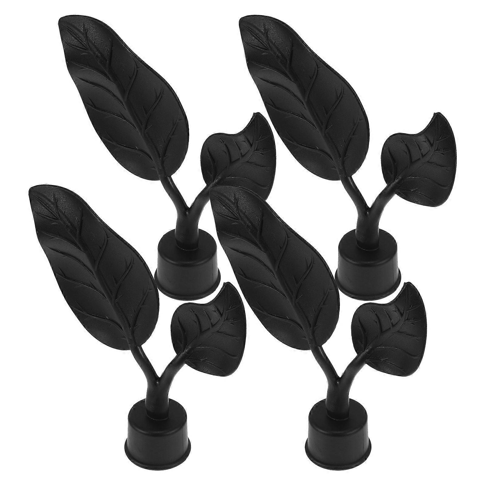Window Curtain Pole End Finials for Curtain Poles Classic Designers 13.50X13.00X3.30CM Modern Decoration Style 4Pcs