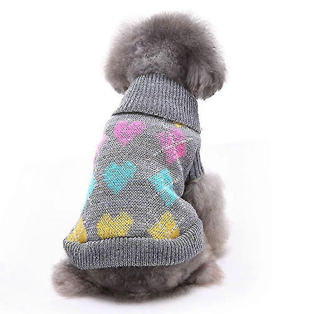 Knitted High Collar Dog Sweater for Pets