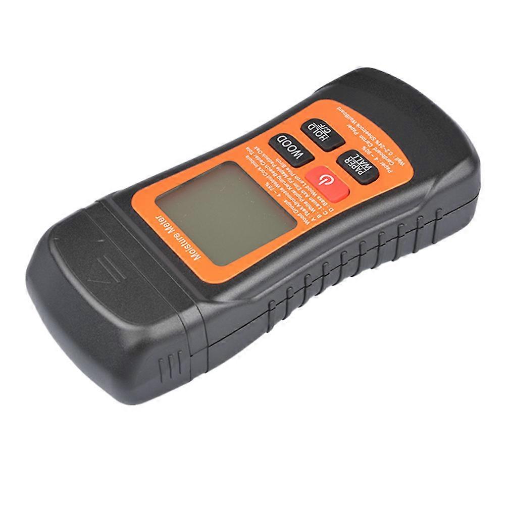 Moisture Meters For Walls Moisture Reader For Wood DIY Projects 14.4X6.4CM Black Ergonomic 1Pack