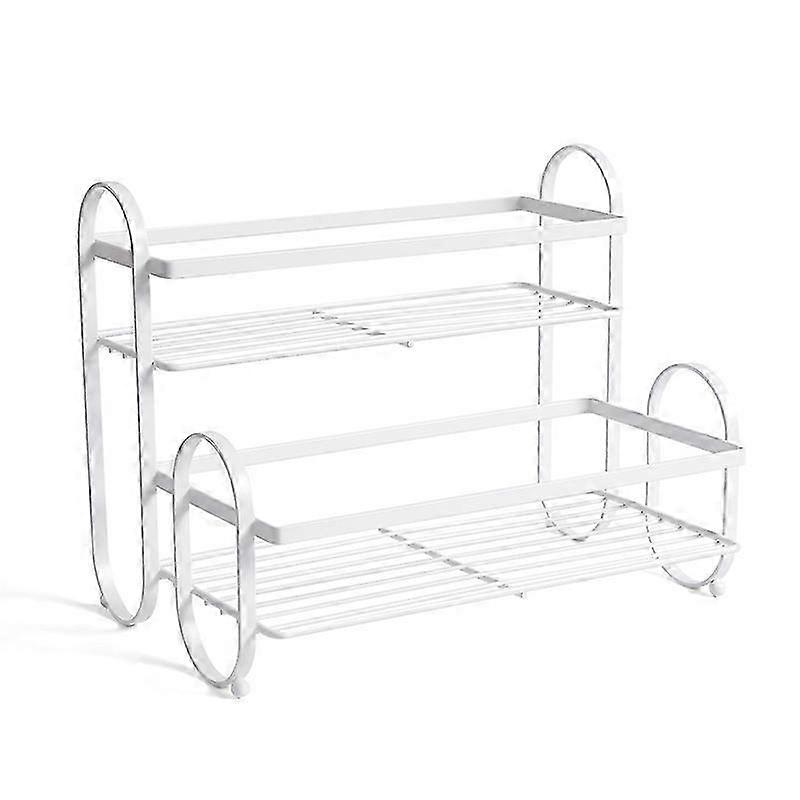 Spice Rack with Spice Jars - 3-Tier Metal Shelf - Kitchen Organizer Set, Spice Stand with 24 Spice Containers, 48 Labels, Brush, Funnel, Hoo