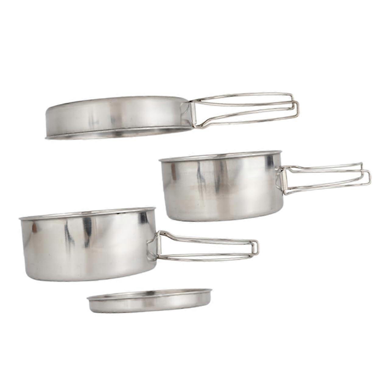 Camping Cookware Set Cooking Set for Outdoor Activities Pot Pan Plates and Cups for Picnic and BBQ 1