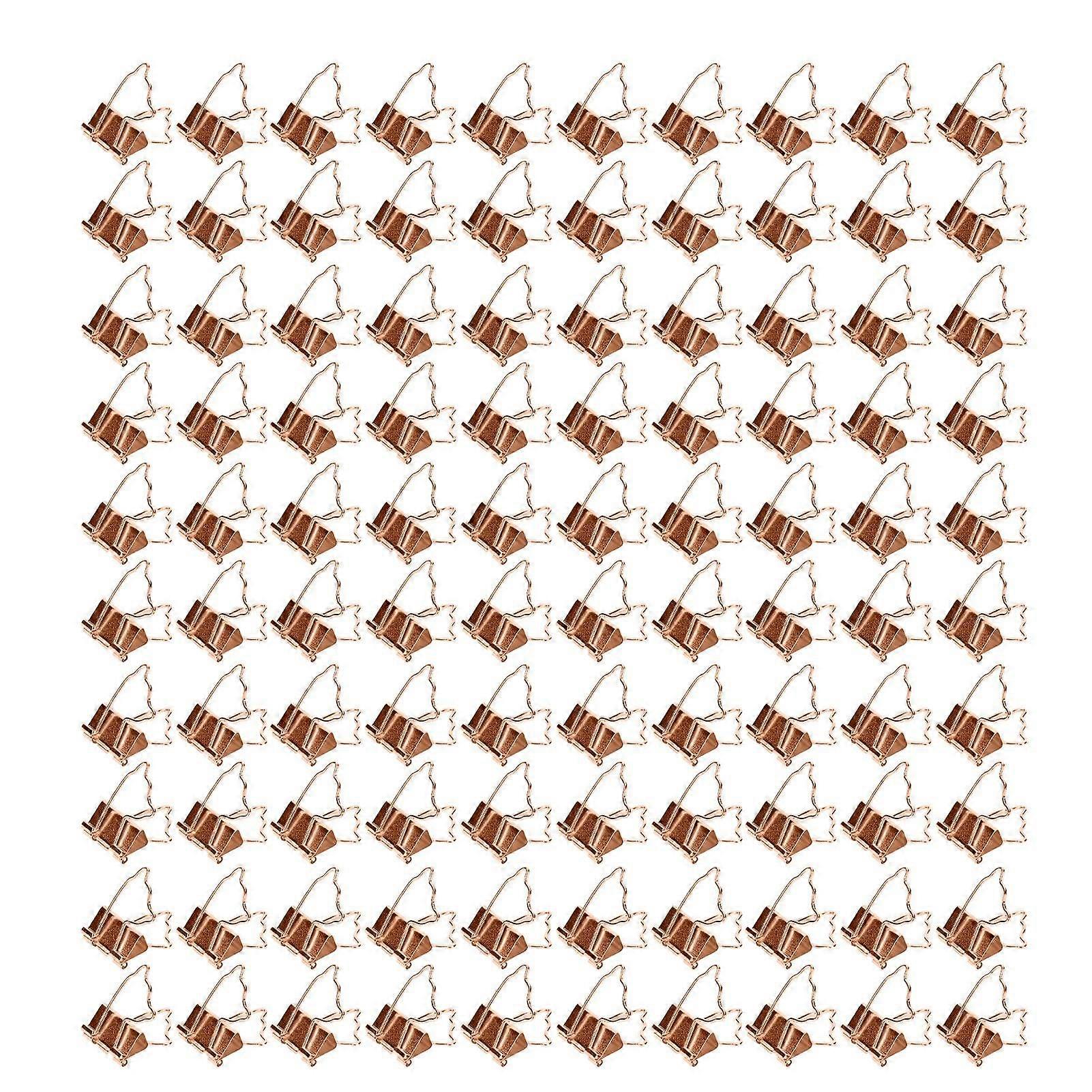 2025 Latest Model  100pcs Binder Clips Strong Clamping Force Rust Prevention