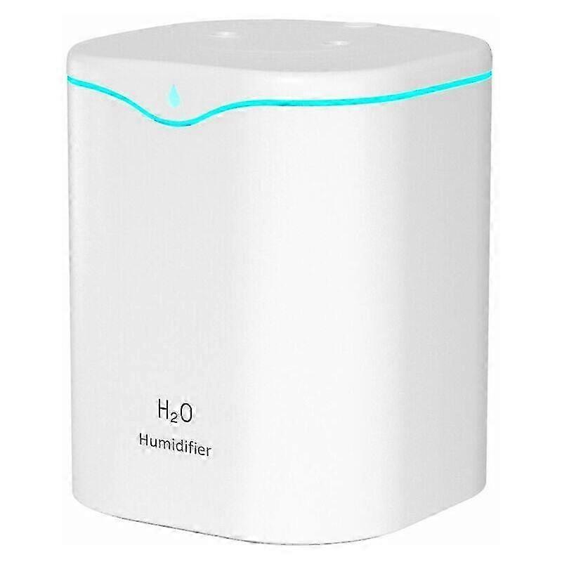 Air Humidifier, 2L Silent Ultrasonic Humidifier with 2 Adjustable Mist Modes, USB Baby Air Humidifier, Auto Shutoff, Color Night Light, for Bedroom