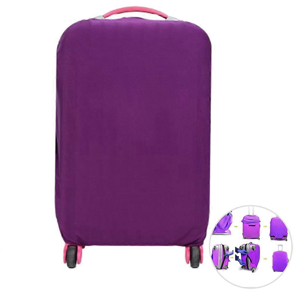 Luggage Protector Cover Stretch Fabric Make Suitcase Recognizable Travel Accessory Approx 58 x 50cm