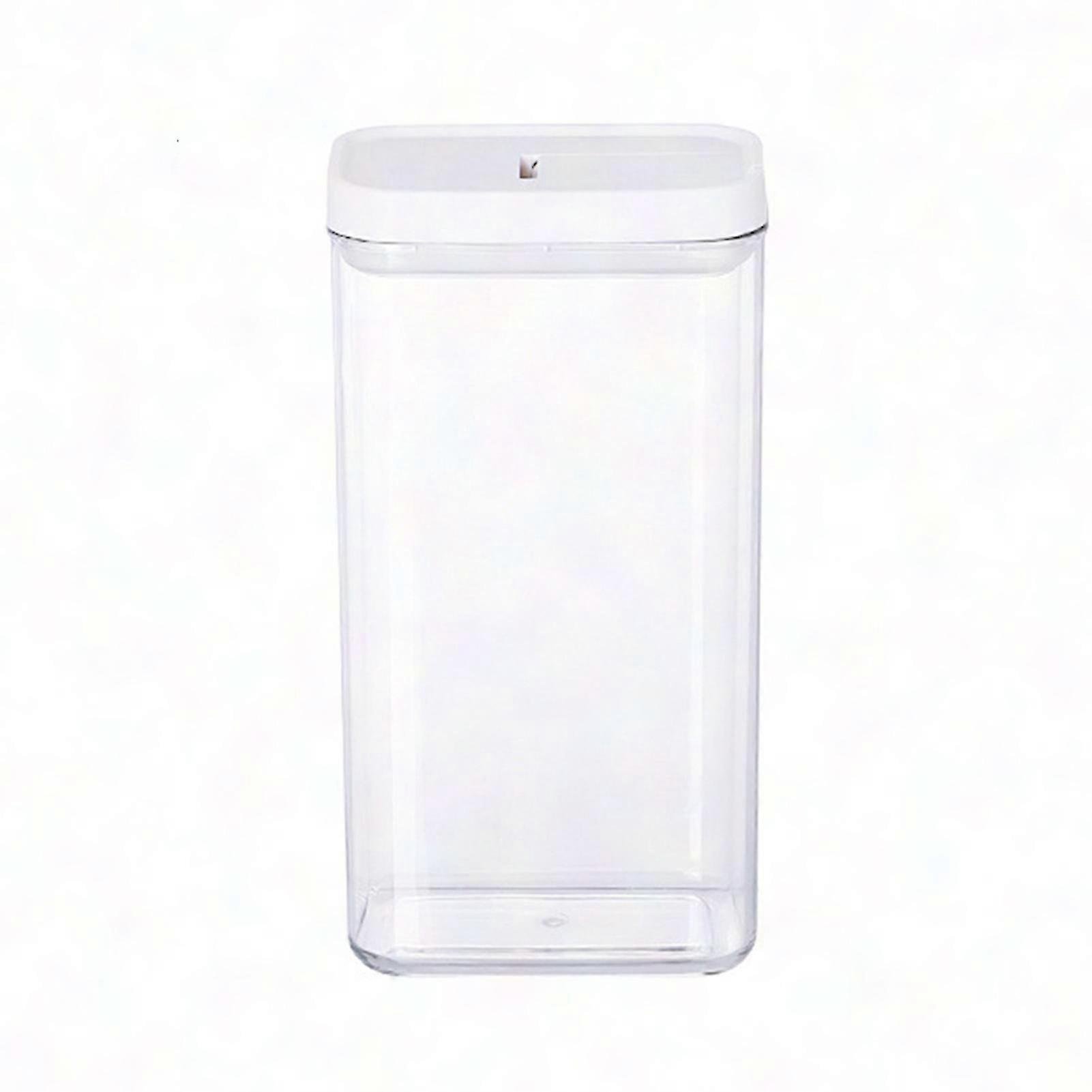 Clear Stackable Food Storage Containers - Airtight for Grains, Rice, Flour, Sugar & More