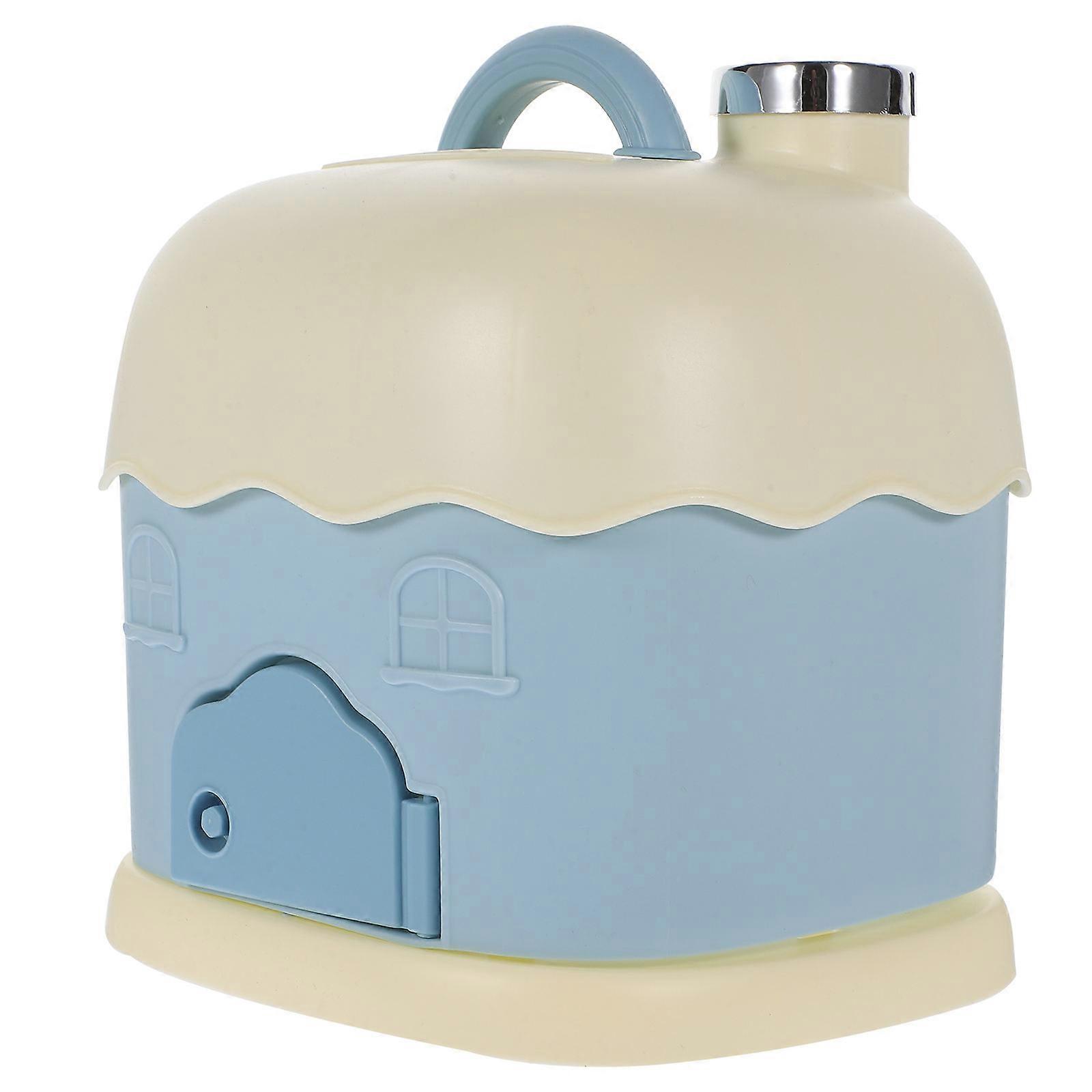 PP Material Cottage Shaped Piggy Bank .47X7.07X6.29IN Home Use 1Pcs