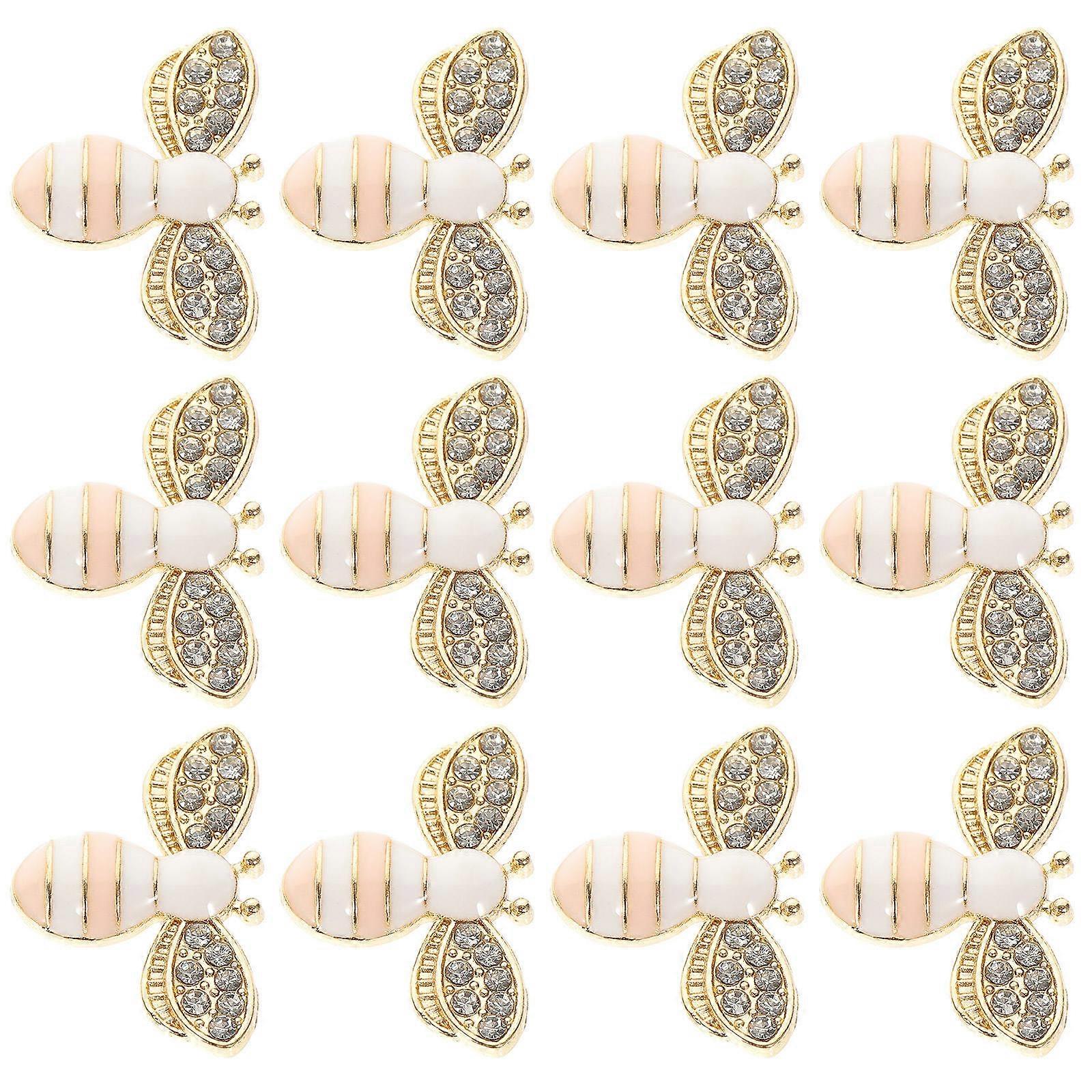 Bee Accessories Alloys Charms Diy Tool For Women Craft Projects 2.4X1.8Cm 40Pcs