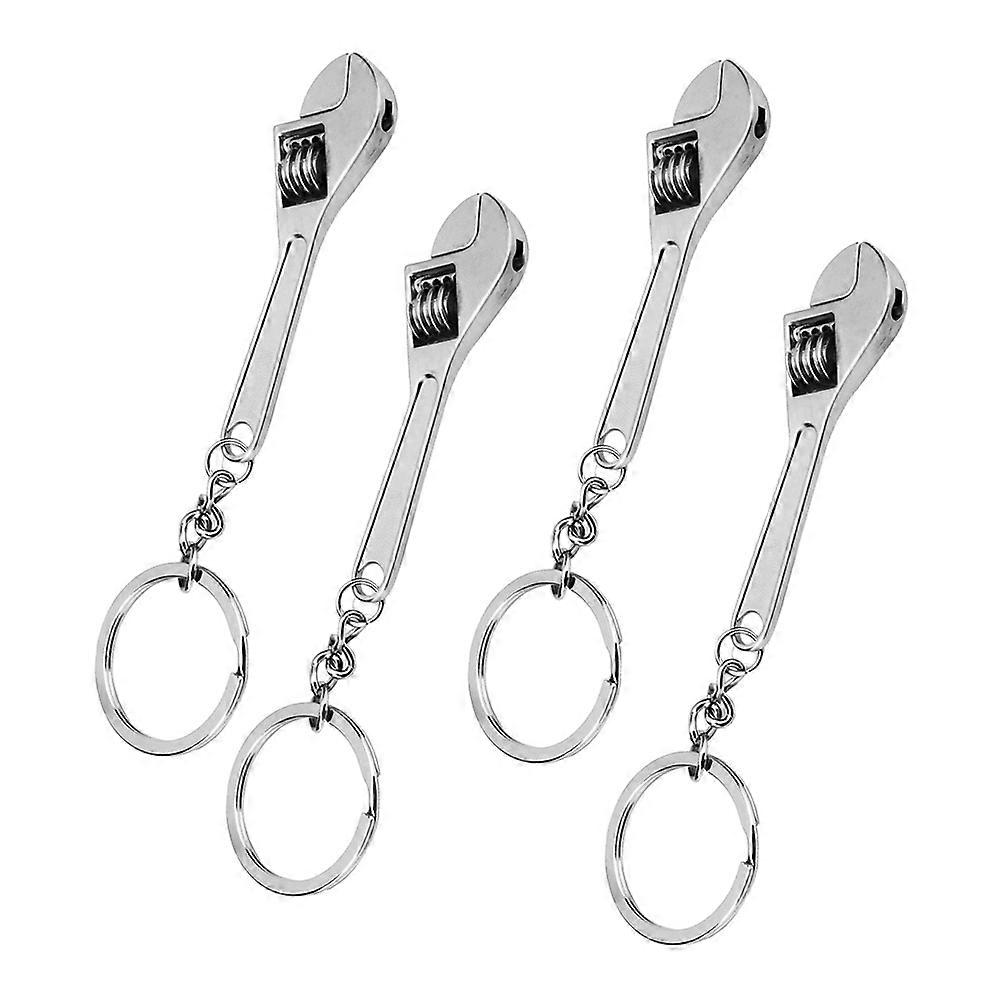 Tiny Adjustable Wrench,  Mini Size Adjustable Spanner, Silver Nut Wrench Tool