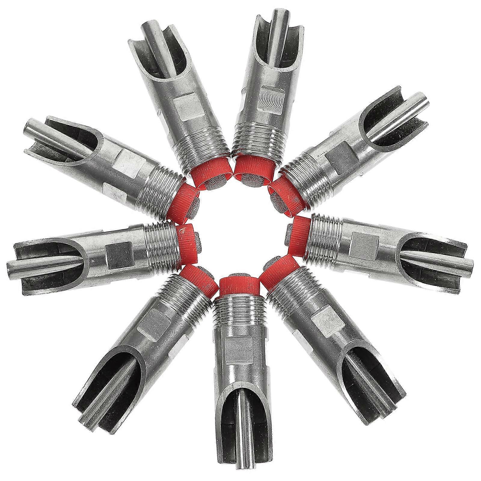 Paslanmaz Çelik Hayvan Sulukları Çiftçilik Otomatik Su Akışı Sızıntıyı Önler 7.20X2.00X2.00CM 10 Adet