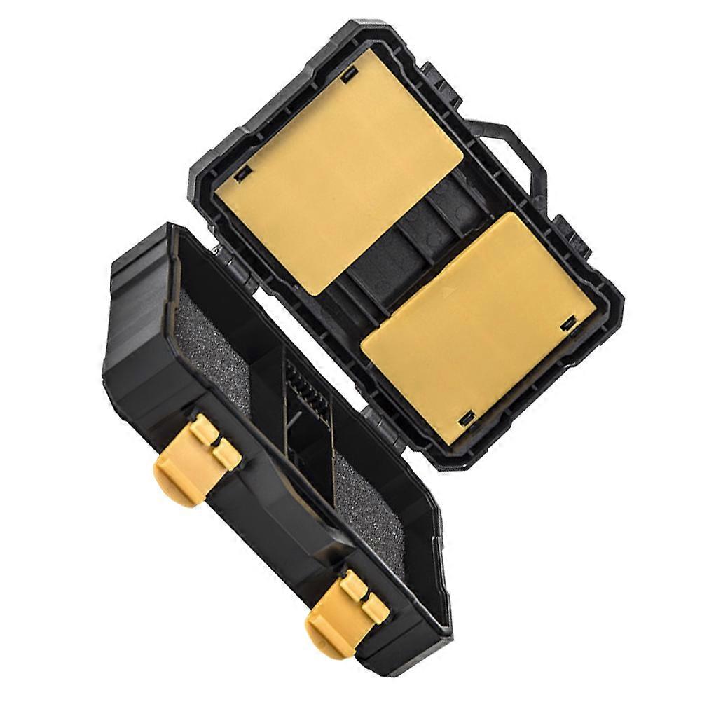 Waterproof Shockproof Camera Memory Card Storage Case for Various Cards and Batteries Black