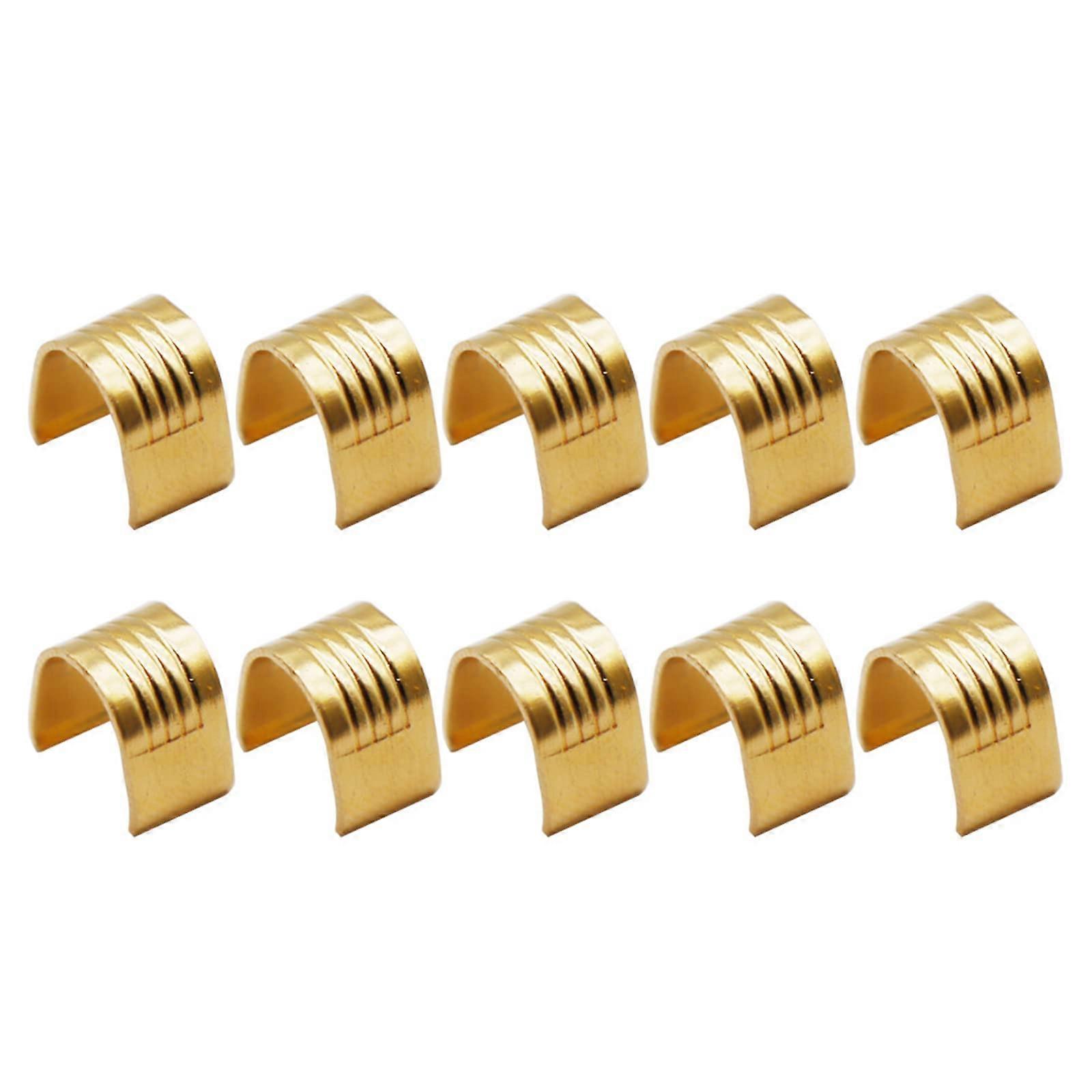 Timing Belt Copper Buckles 6 Mm Width, 10 Pcs Pack, Fixed Terminals, Compatible With Ender 3 Ender 5 CR10 Printers