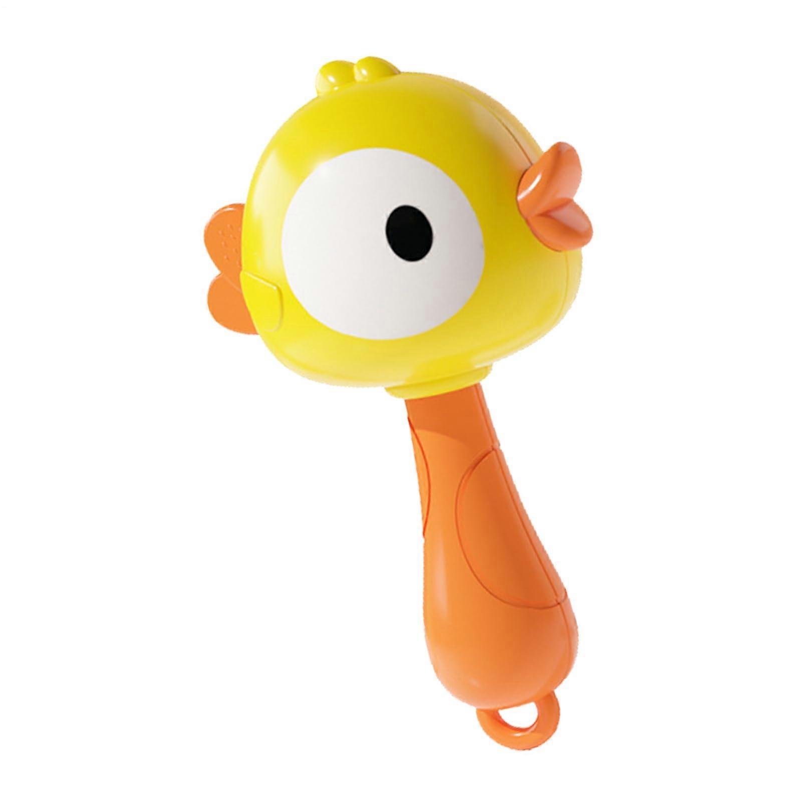 Baby Soft Rattle Toy - Musical Hand Rattles for Child Bonding | Safe Baby Maracas Shaker Instrument | Cute Duck Design