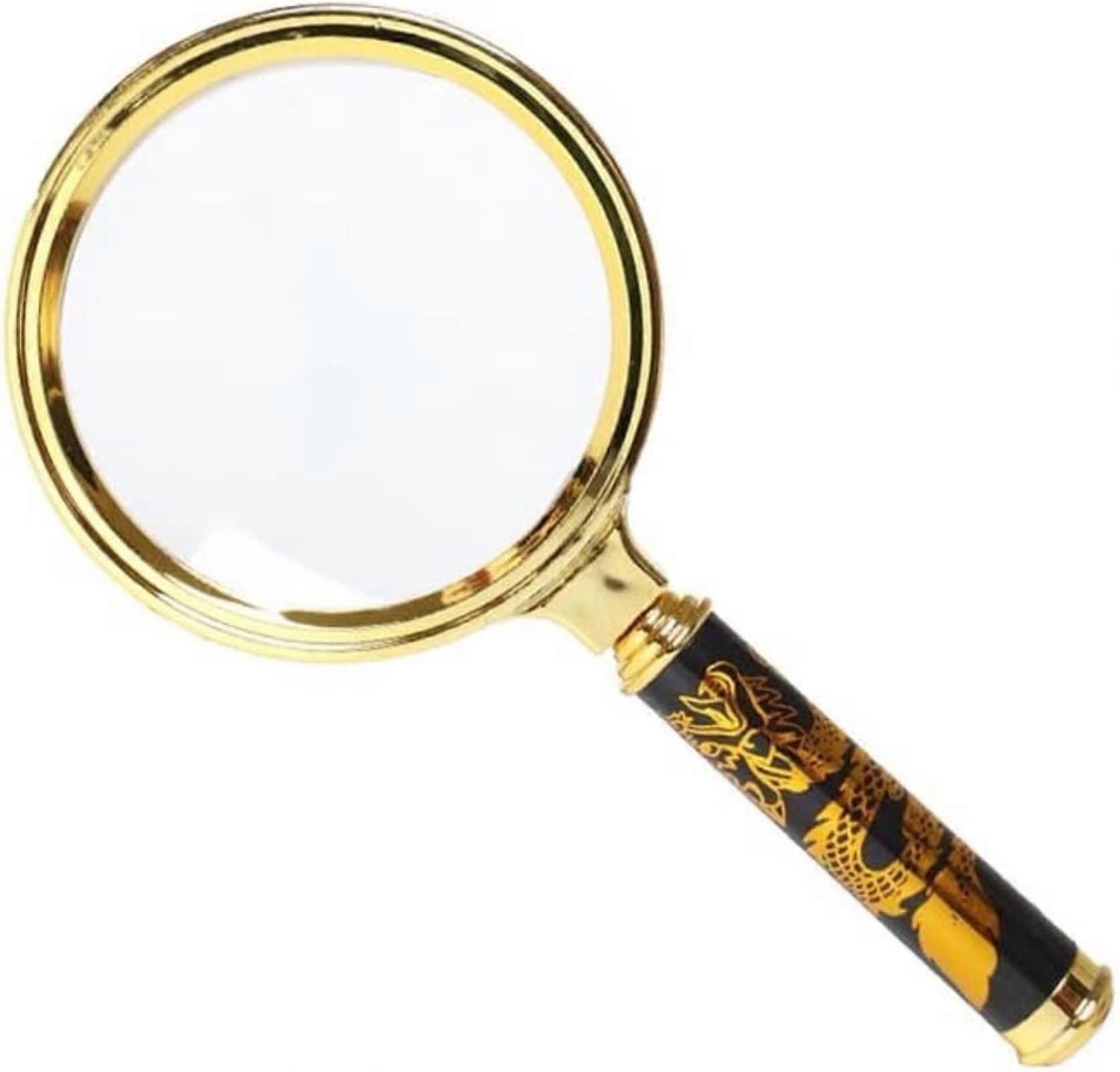 5x handheld magnifier, detachable book and newspaper magnifier, portable