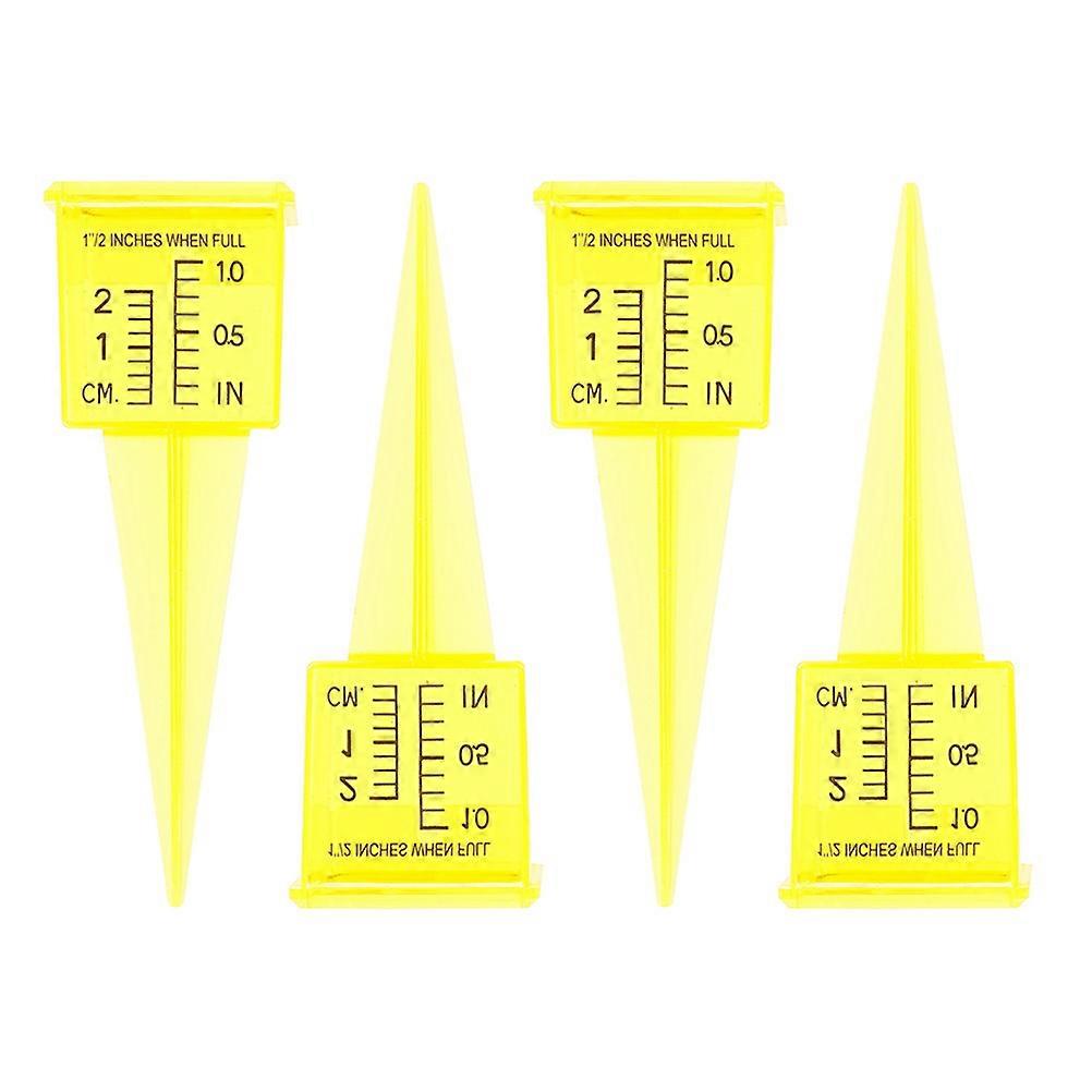 Garden Tool Rain Gauge Accurate Rainfall Gauges for Home Cylindrical 5Pcs Measures Rainfall