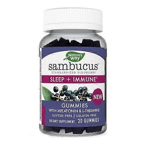 Nature's Way Sambucus Sleep Immune Gummies ,30 Count (Pack of 1)