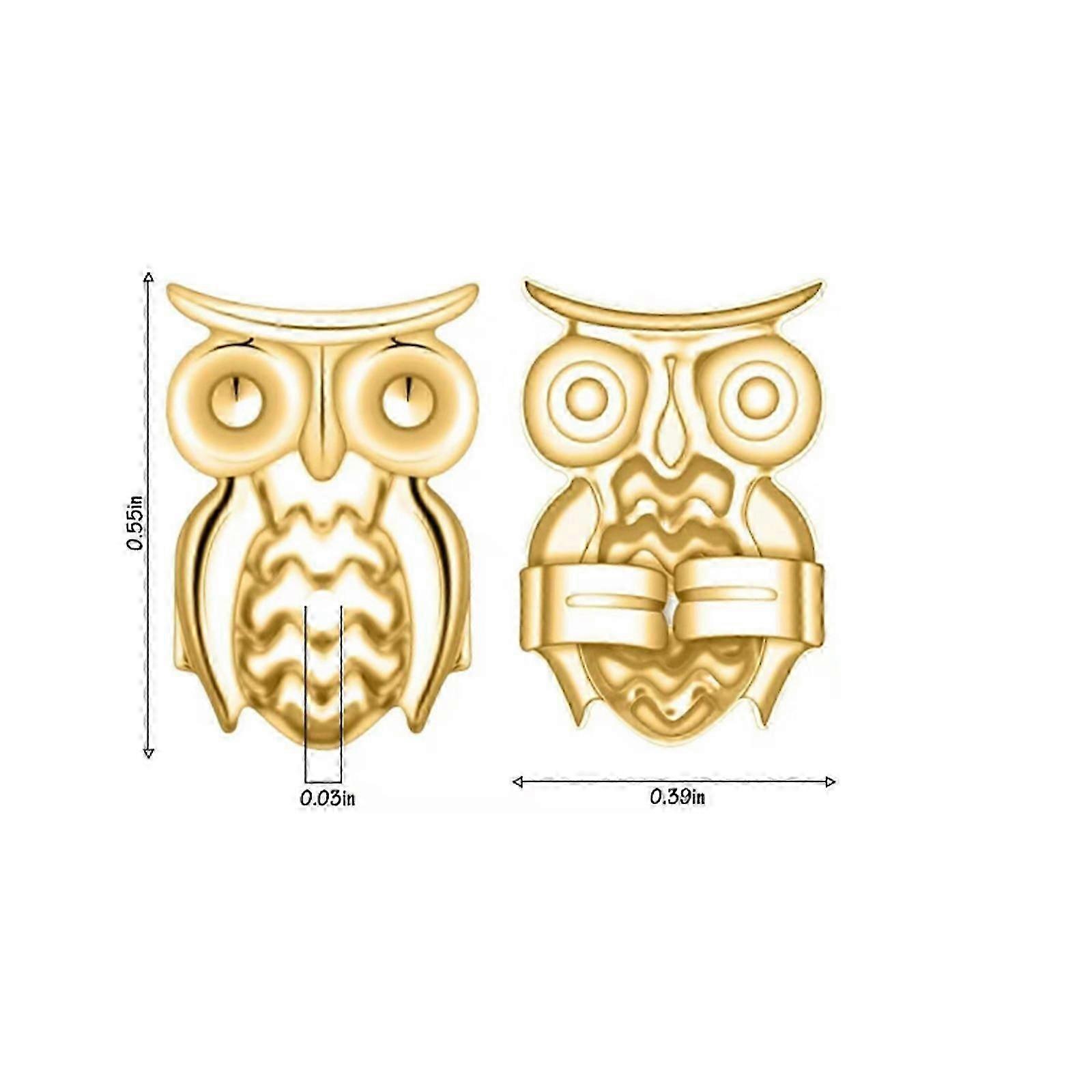 Backs for Droopy Ears, Adjustable Heart Large Earring Backs for Heavy Earring, Plated Hypoallergenic Earring Lifters Secure Earring Backs