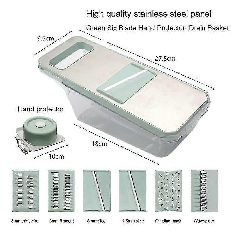 Multi-function Vegetable Cutter With Storage Box For Slicing, Cutting 2025