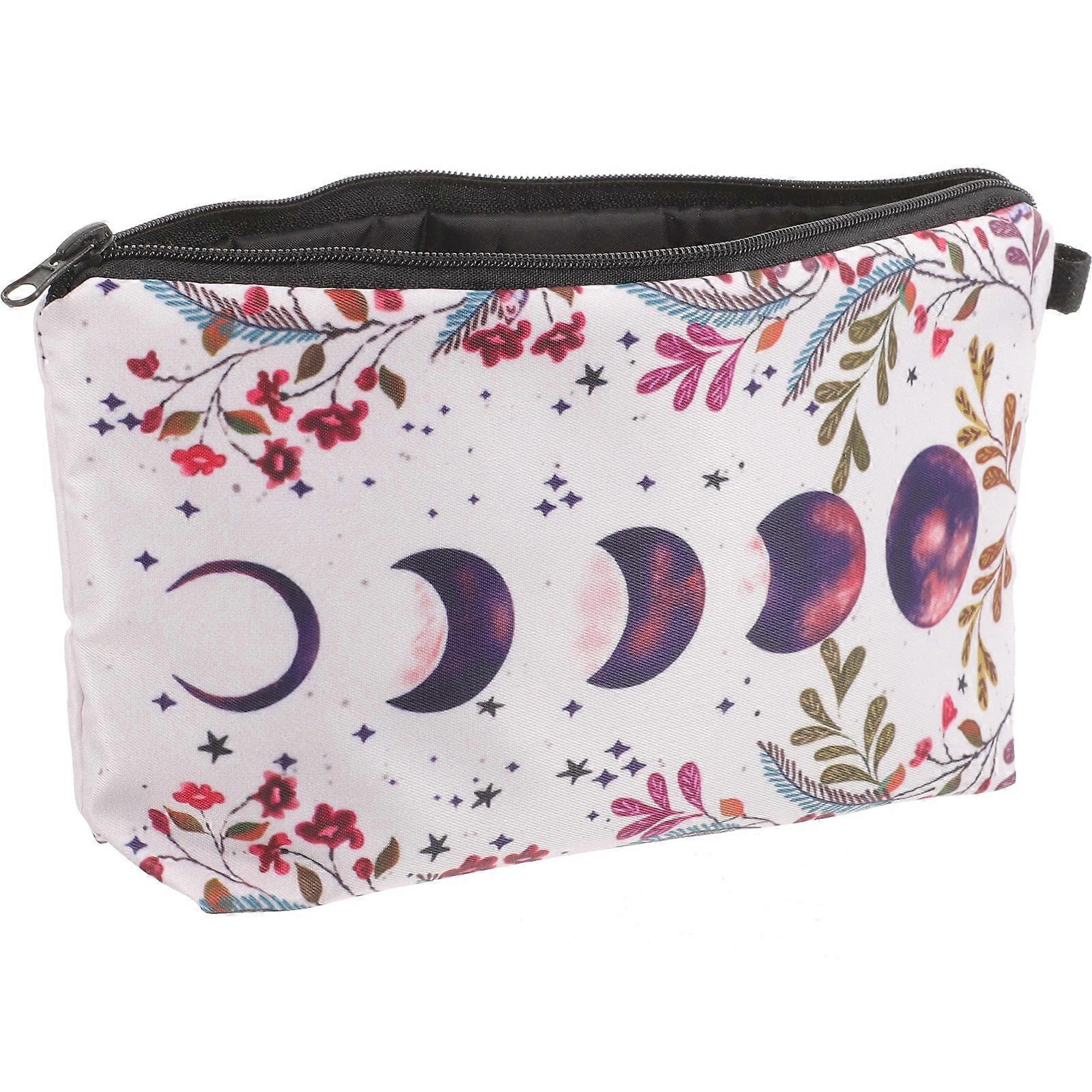 Cosmetics Bag For Daily Use And Traveling Practical Design Multi Color 8.3×4.9×2.2in Makeup Pouch 1Set