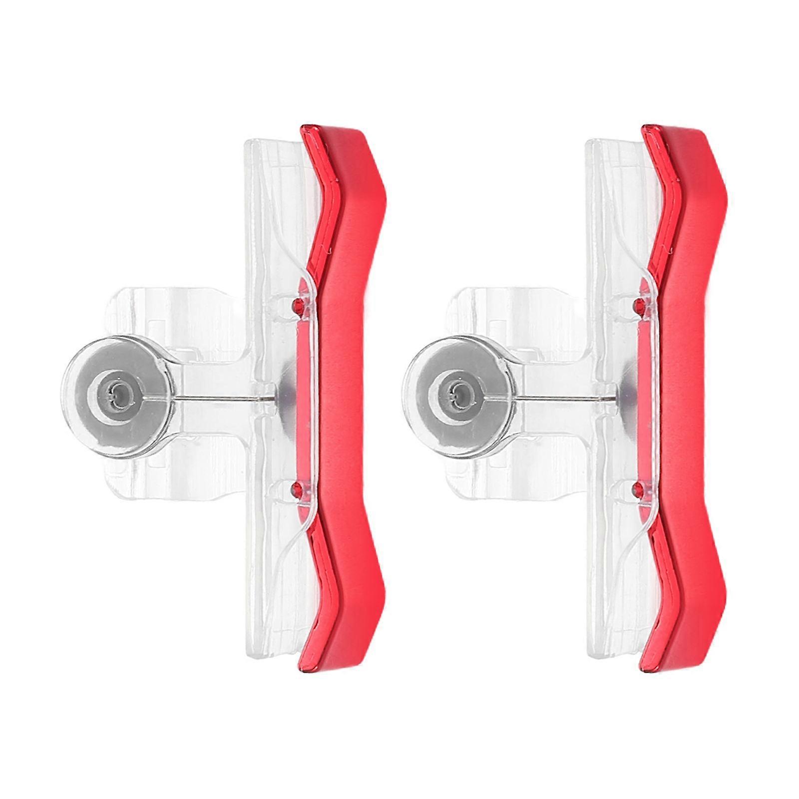 عصا التحكم في الألعاب البلاستيكية المتنقلة تحكم لعبة الزناد تصميم مريح لقبضة مريحة حساسية عالية للاعبين 1 زوج