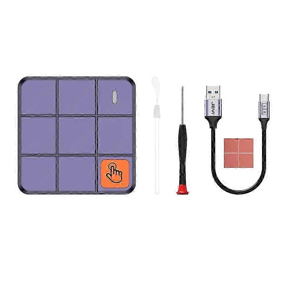 JEYI 2230 M.2 NVMe Solid State Drive Case Enclosure with Touch Control, USB3.2 GEN2 10Gbps PCIe SSD