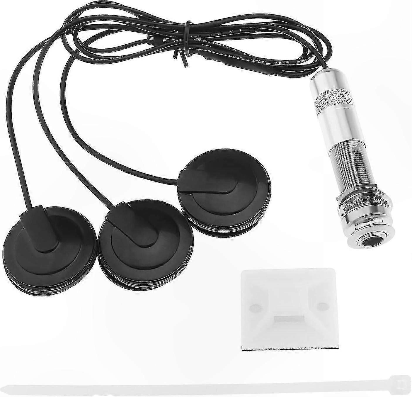 Piezo Pickup Transducer for String Instruments Replacement Accessory Guitar Mandolin Violin Ukulele Musical Parts