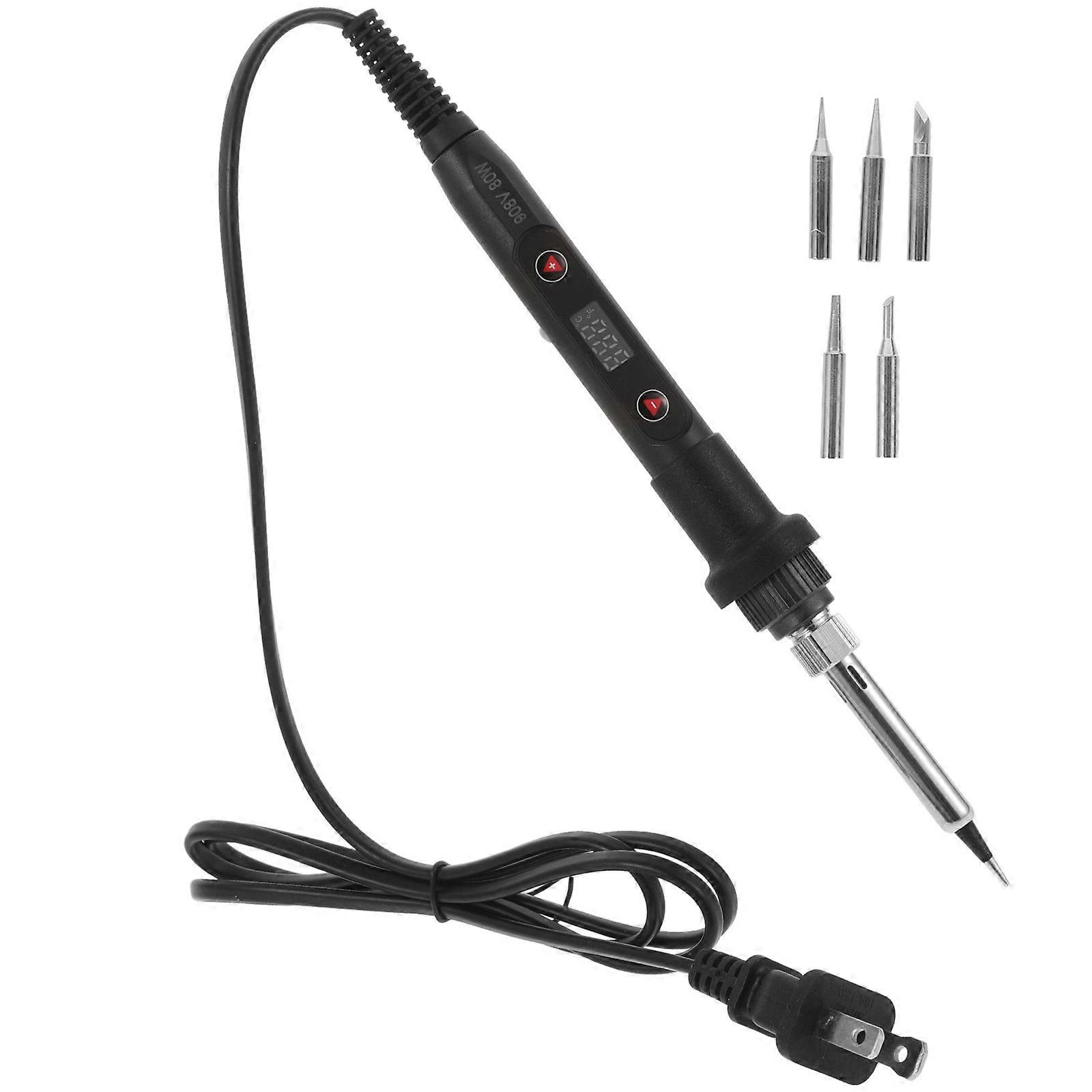 Multi Function Soldering Iron Welding Repair Electrical Tools Black 1 Set