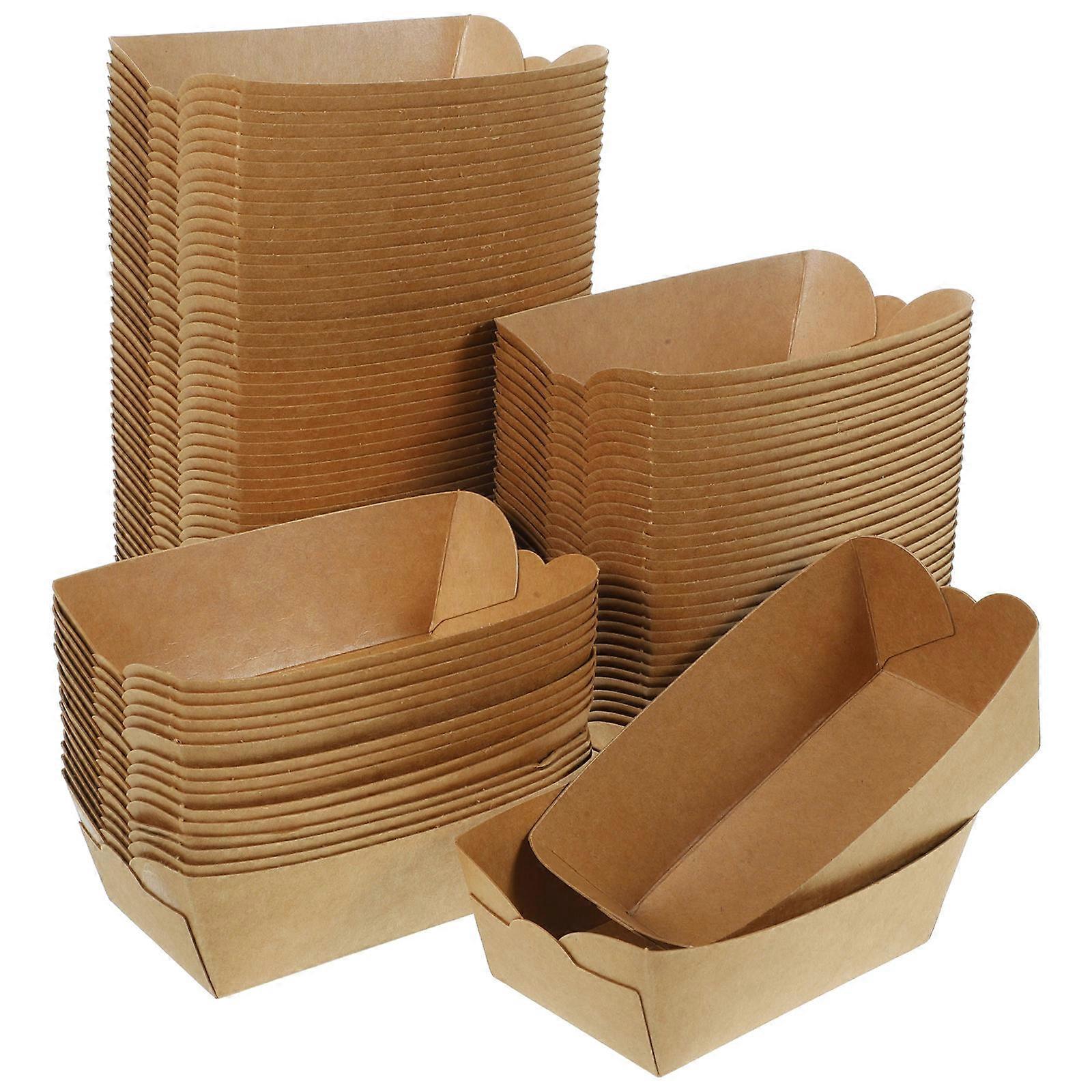 100pcs Thickened Paper for Takeaway, Fried Chicken, BBQ & Greasy Packaging – Ideal for Restaurants & Cafes