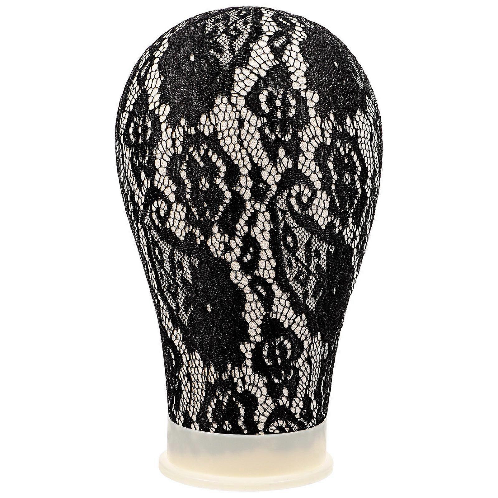 Training Head Toy Canvas Block Mannequin Head Wig Display Hair Styling Practice Hairstylists 1Pcs