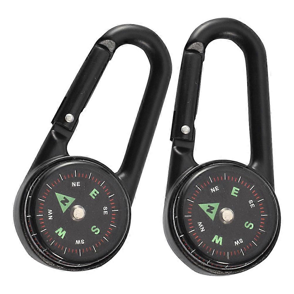 Portable Survival compass with Zinc Alloy and Acrylic Material Black Color for Daily Use Compact Lightweight