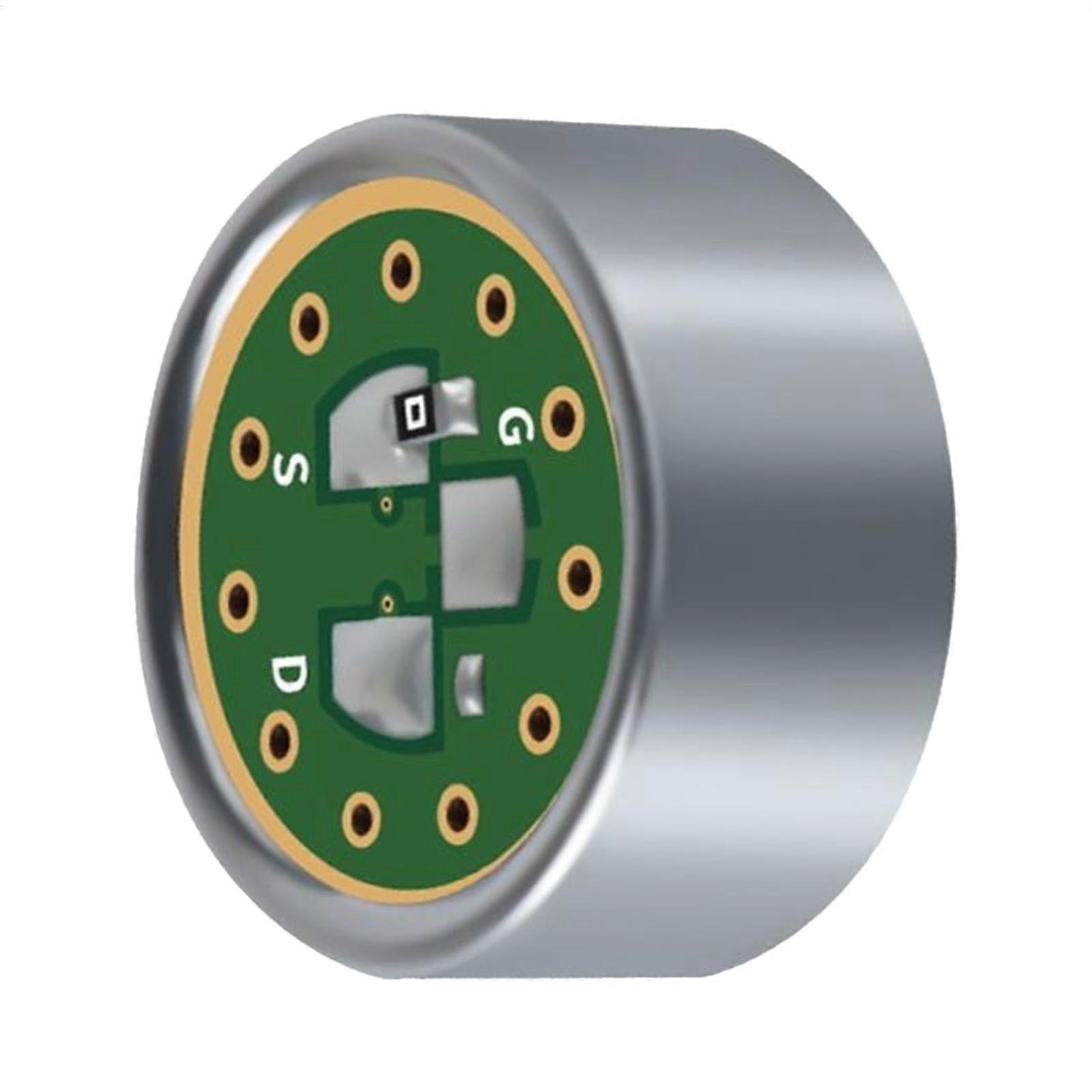 Dynamic Microphone Cartridge, 14mm Electret Condenser, Unidirectional Replacement, Sensitive Microphone Capsule