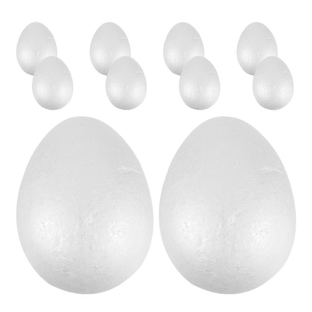 10Pcs Fake Eggs Simulation Egg Models for DIY Crafts and Painting
