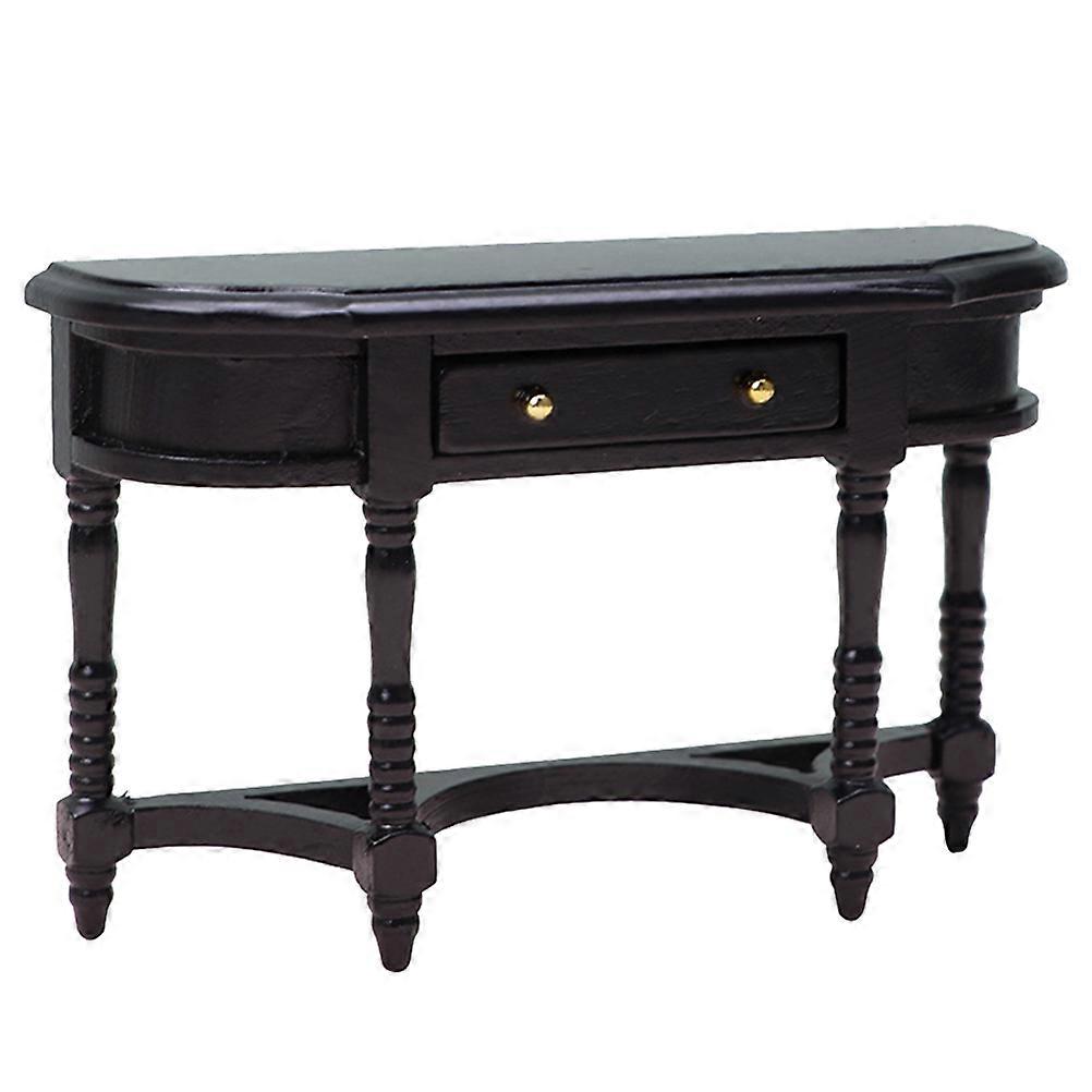 Miniature Dollhouse Side Table Decorative Accessory For Bedroom Decoration Featuring 12X7.6CM Size 1Pack
