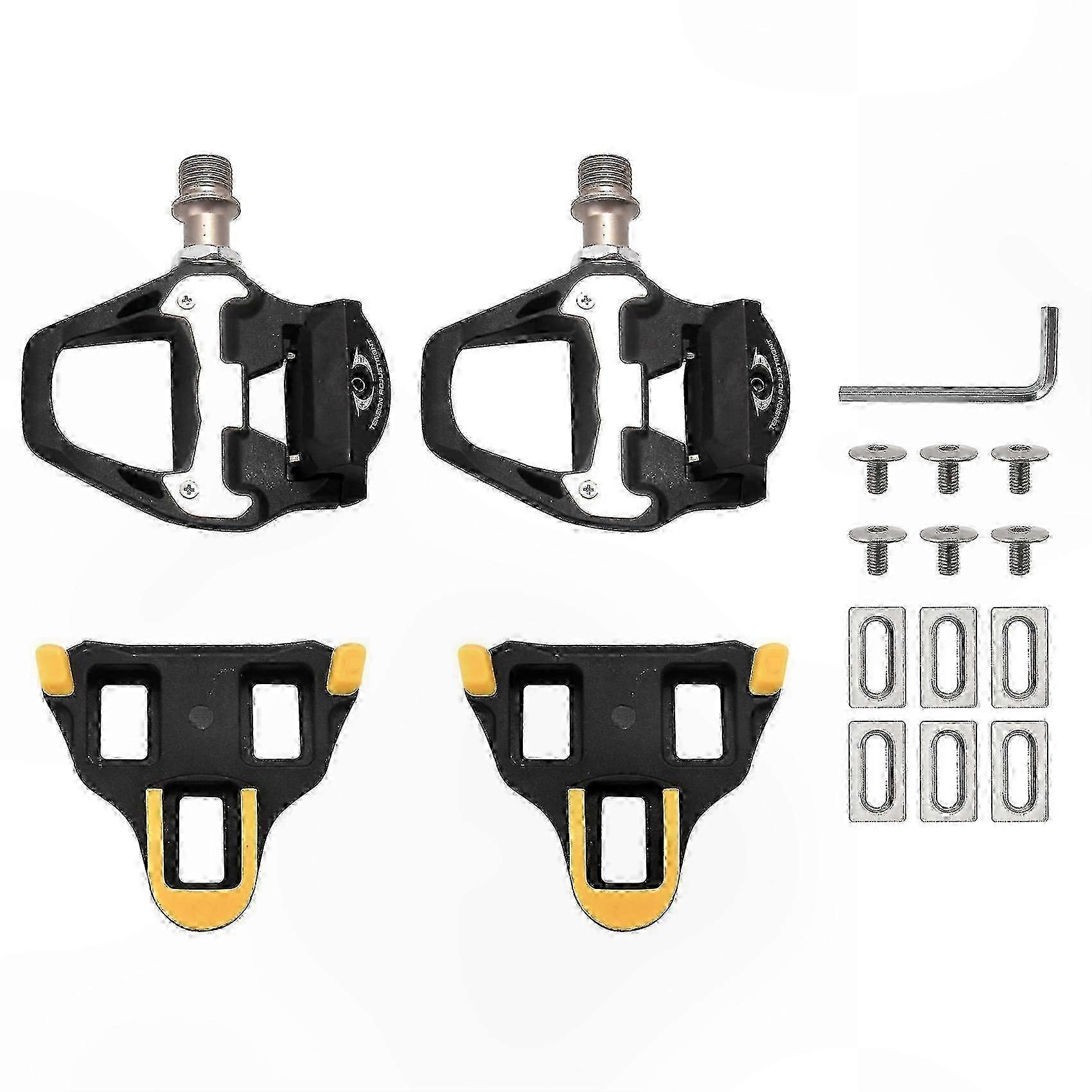 Self-Locking SPD SL Pedals Kit for Road Cycling Bicycles