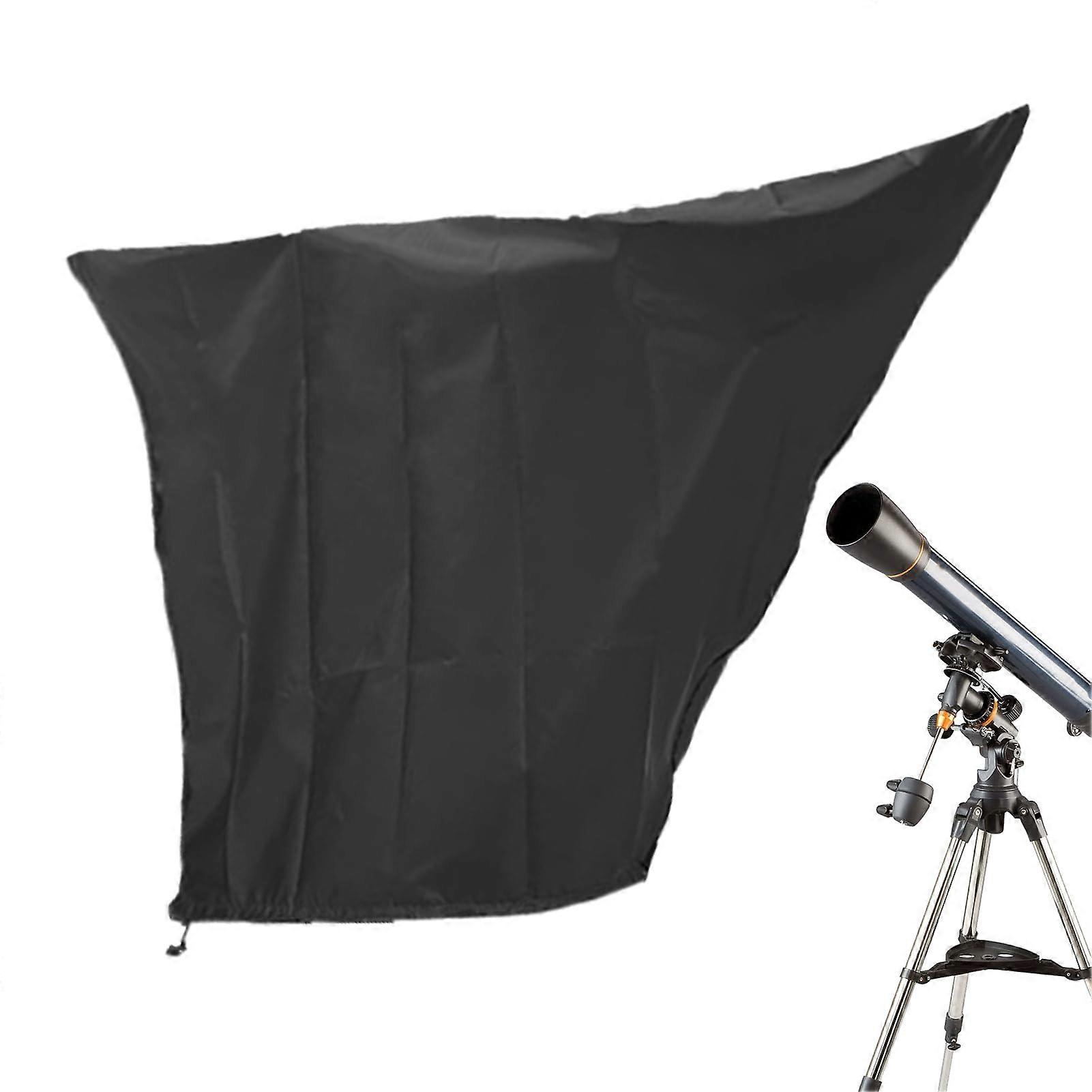 Waterproof Telescopic Cover for Telescopes Ox 420D Fabric with Drawstring Black 100x75CM