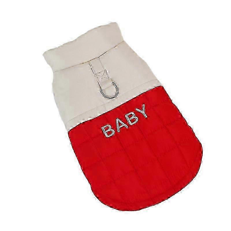 Winter Warm Jacket Vest for Small Dogs with D-ring - Suitable for Chihuahua, Maltese, Bulldog